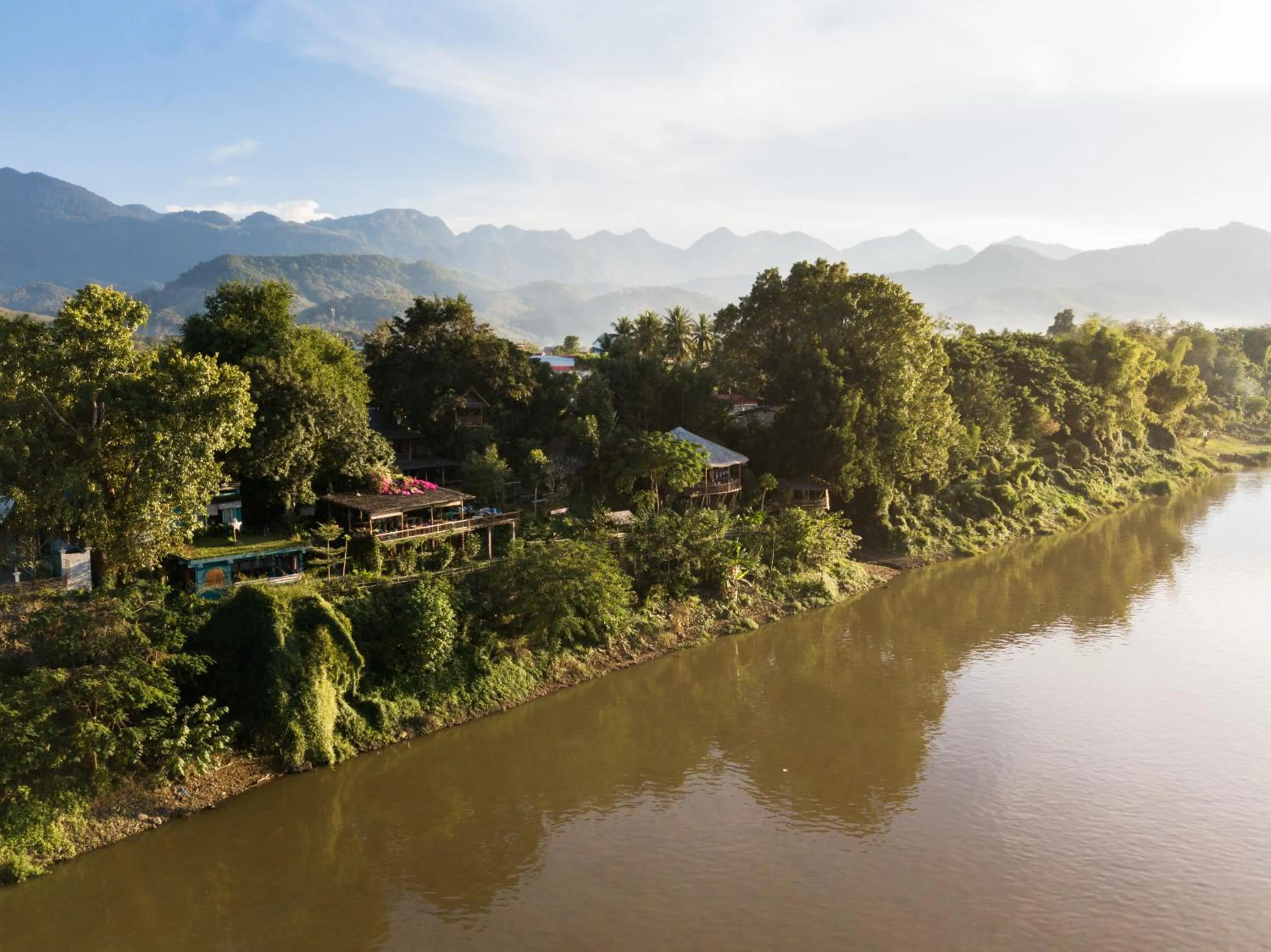 Mountain view in Ock Pop Tok Mekong Villa