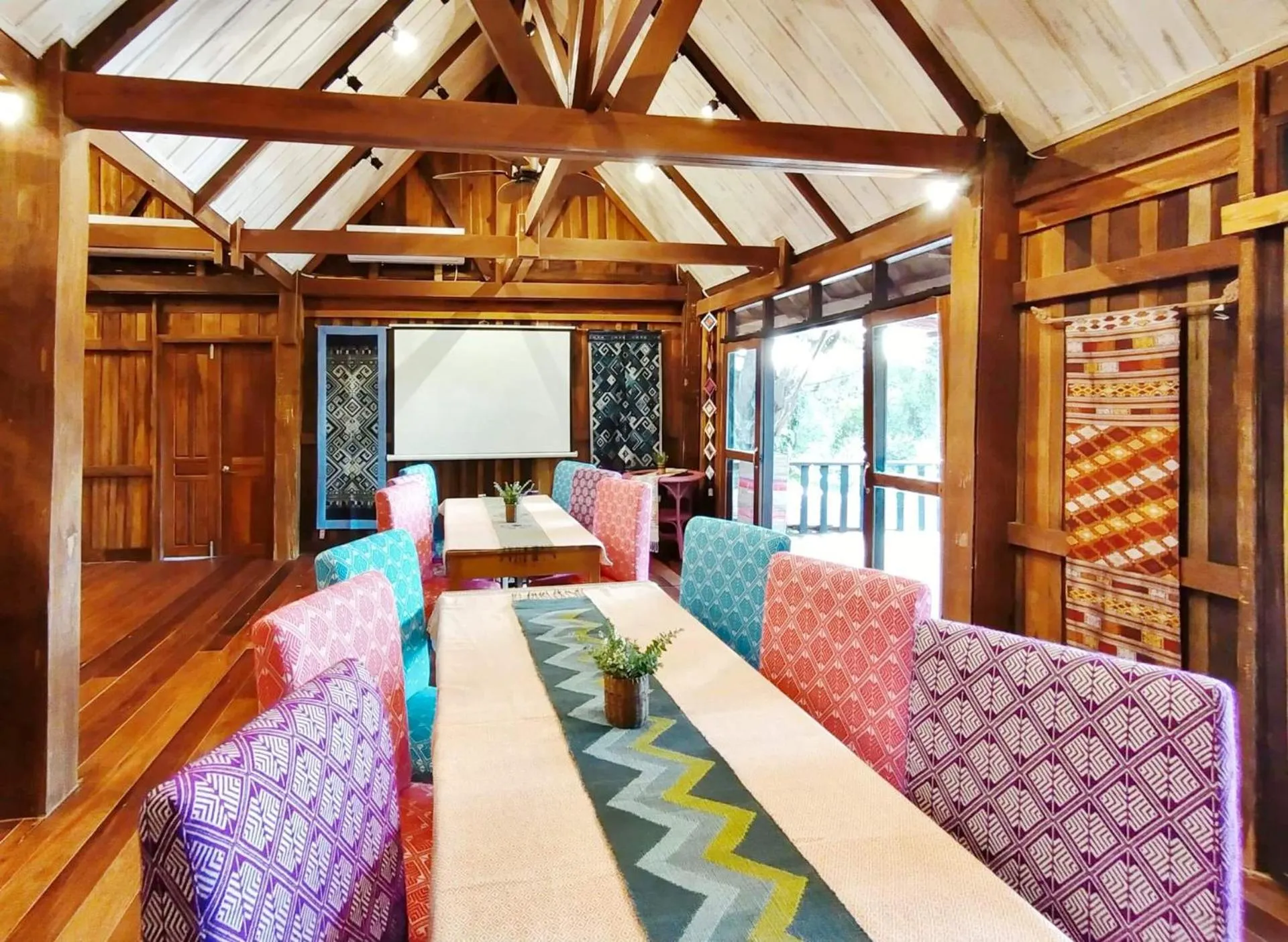 Meeting/conference room in Ock Pop Tok Mekong Villa