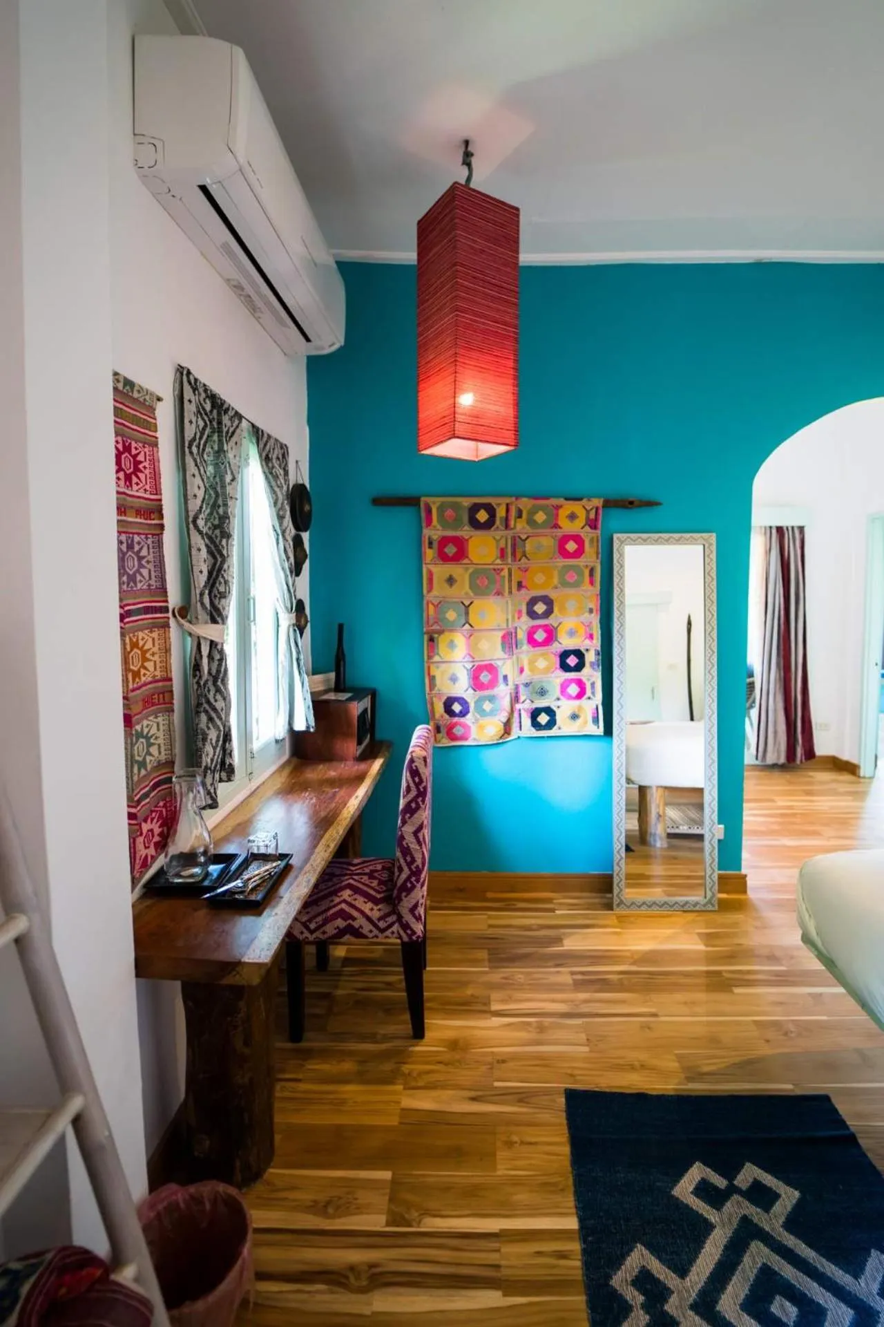 Coffee/tea facilities, Bed in Ock Pop Tok Mekong Villa