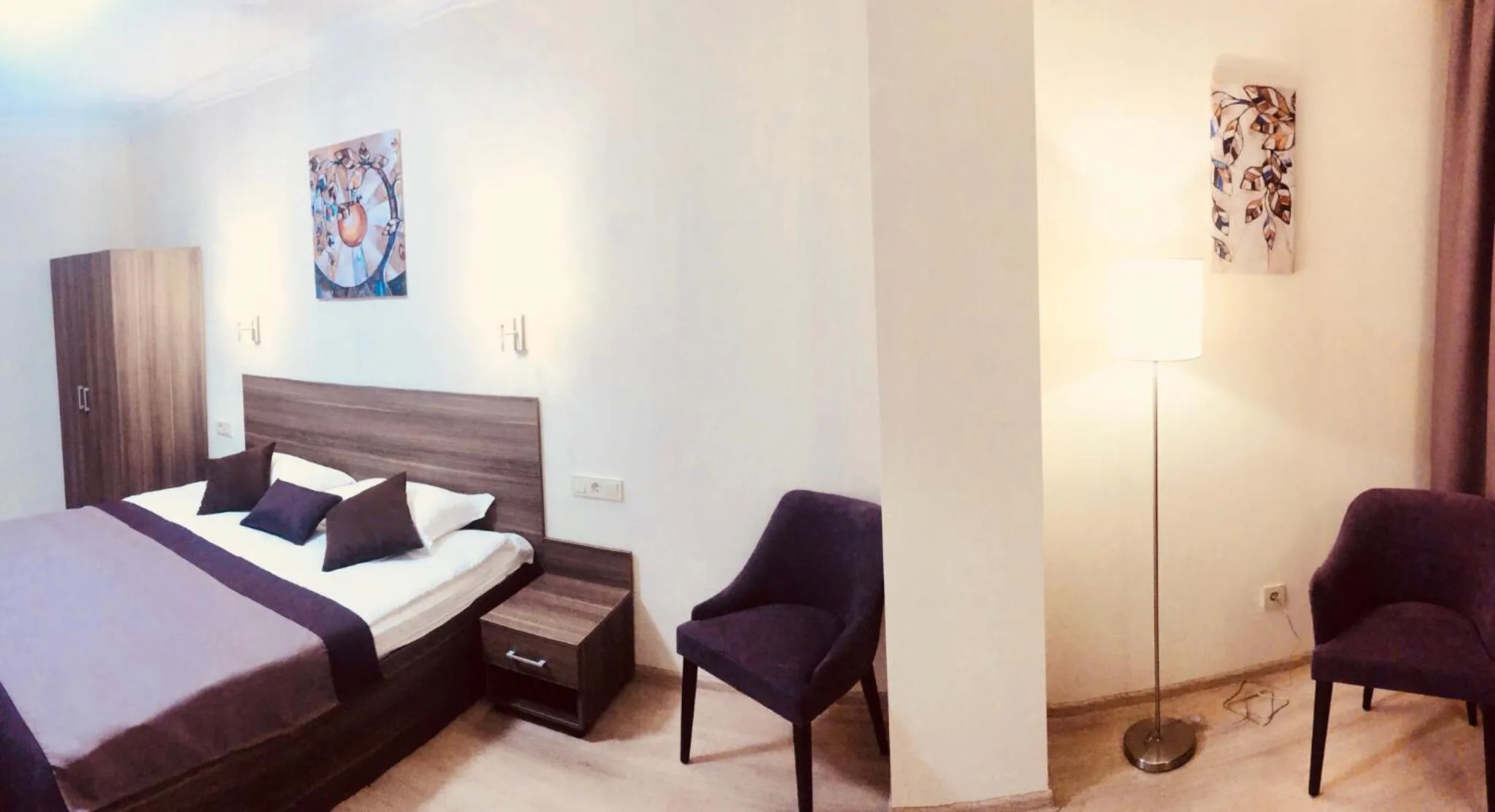 Bed in Non-stop hotel