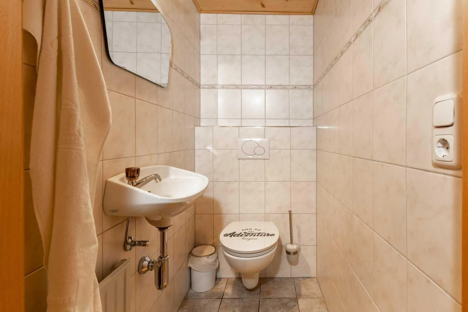 Toilet in Ferienbauernhof Kohler