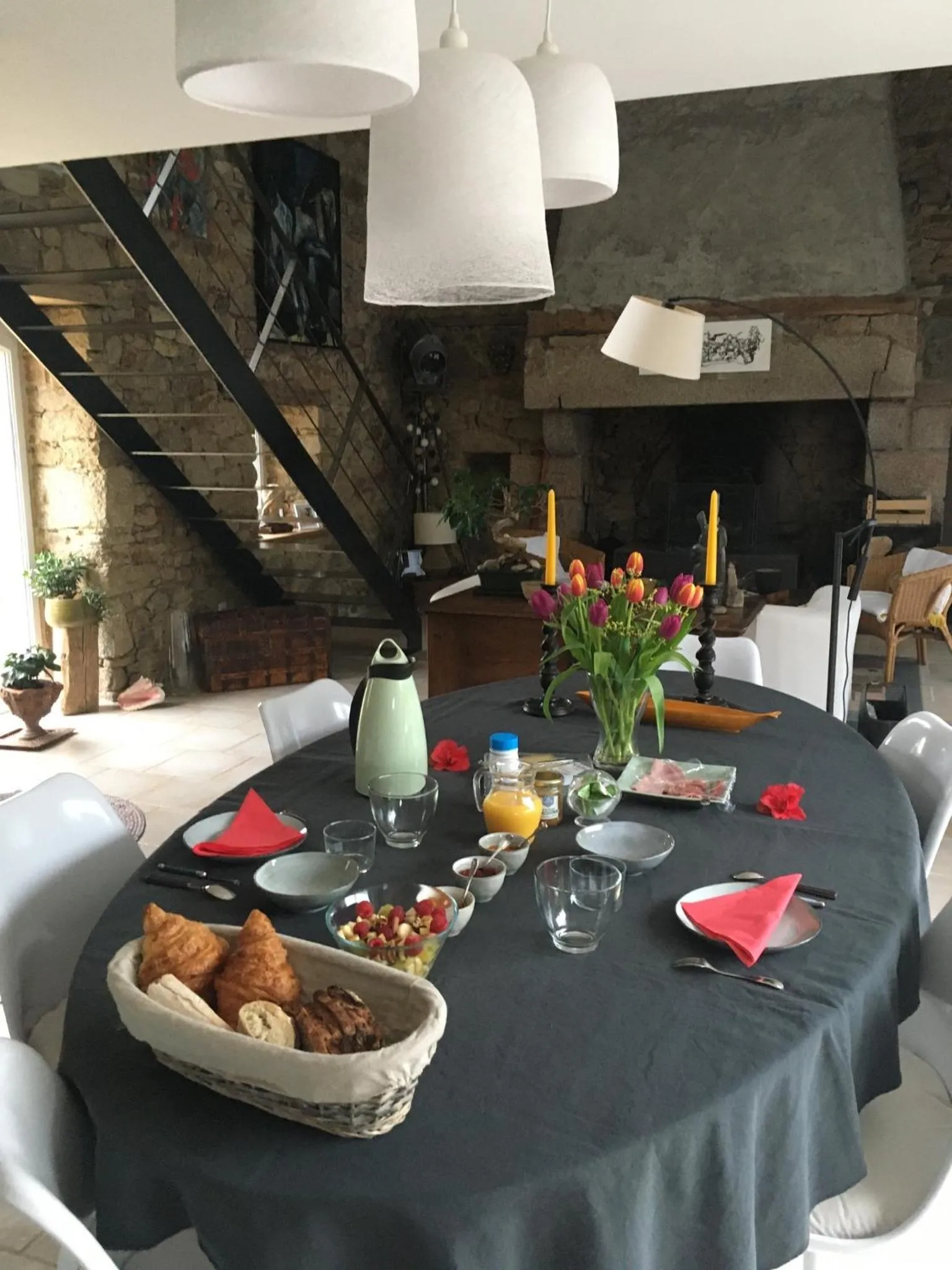 Food and drinks in La maison de Nati