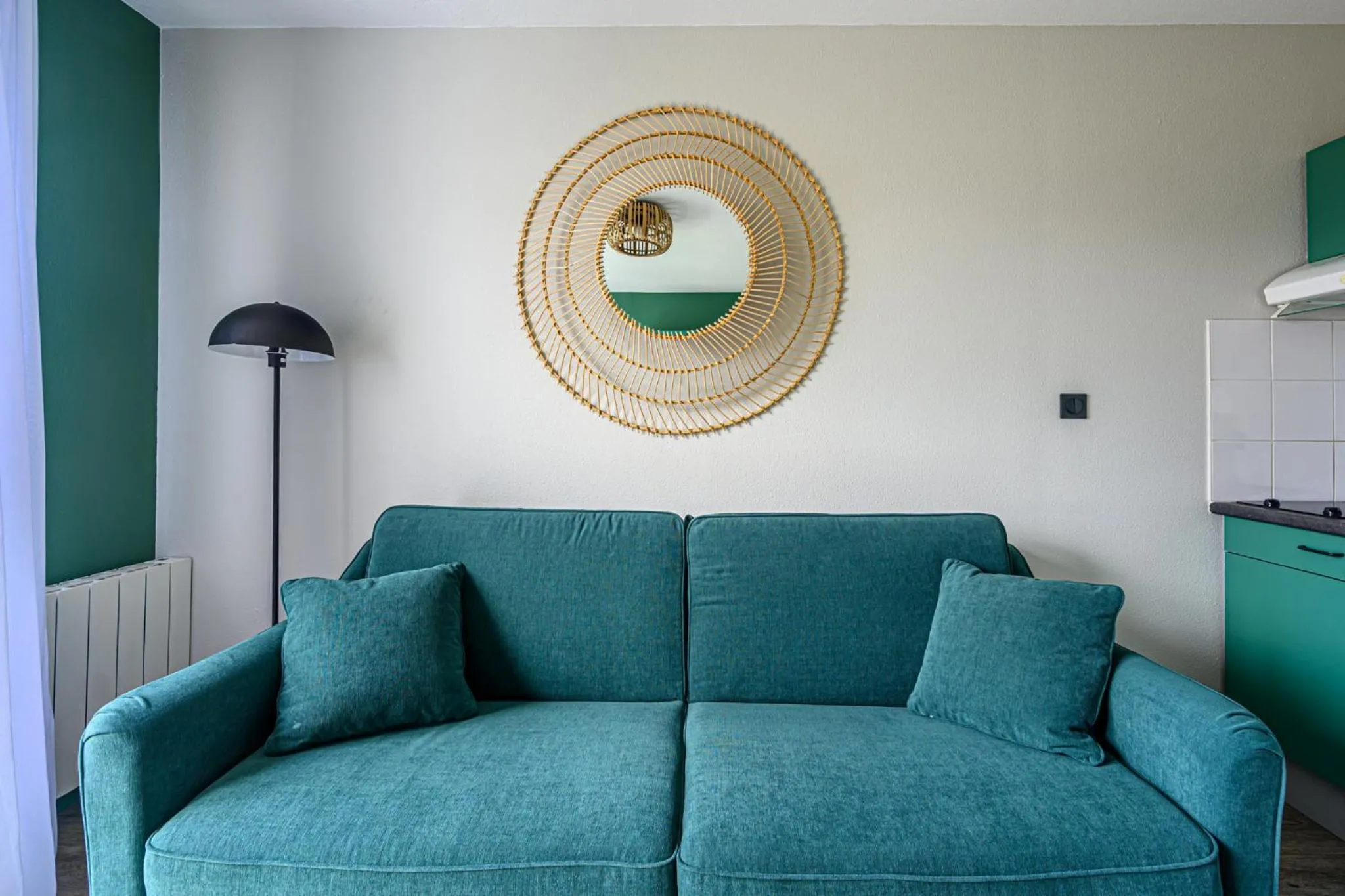 Bedroom in Appart Hôtel Le Liberté Vannes Centre-Ville
