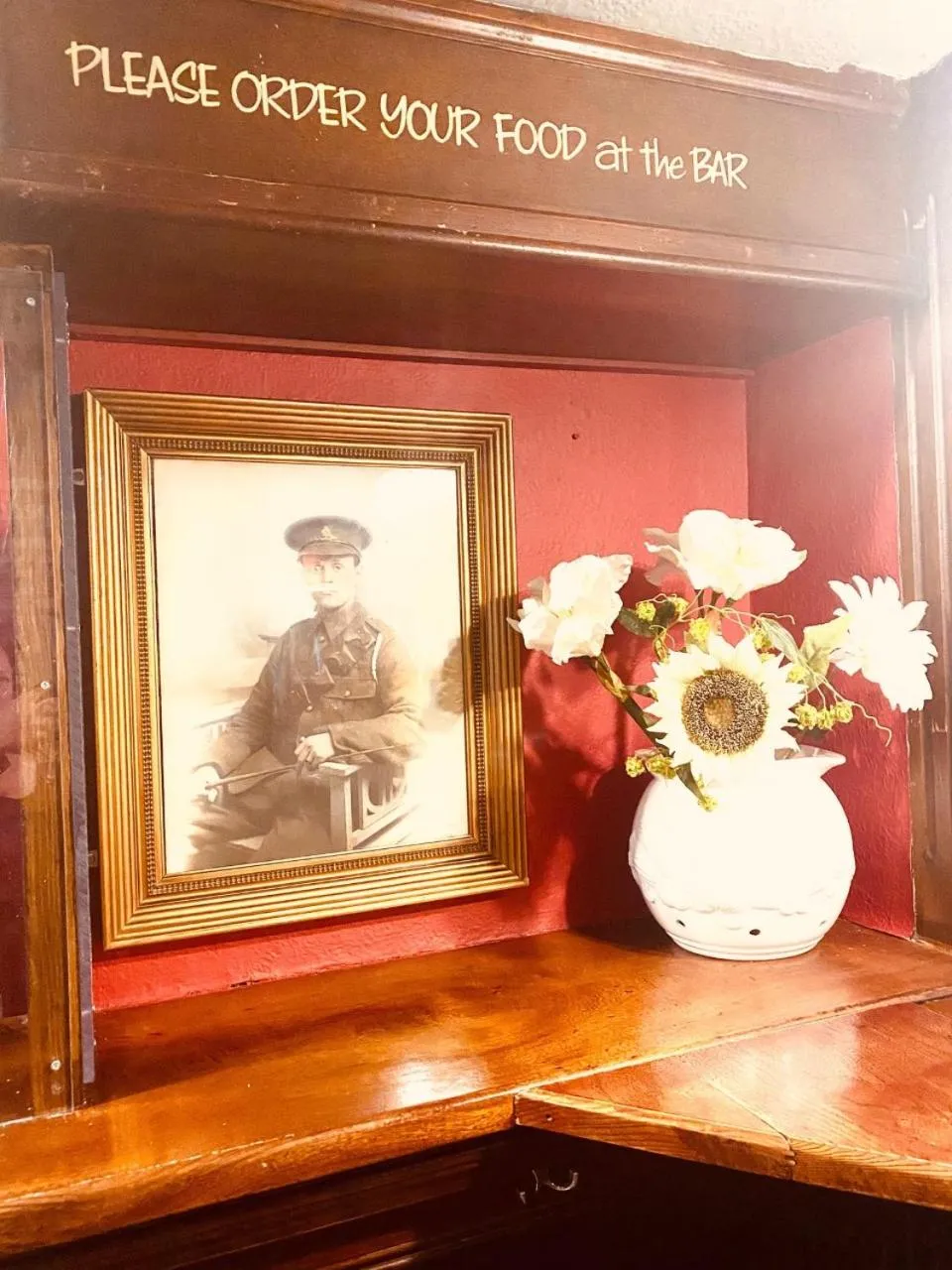 Decorative detail in The Vintage Inn