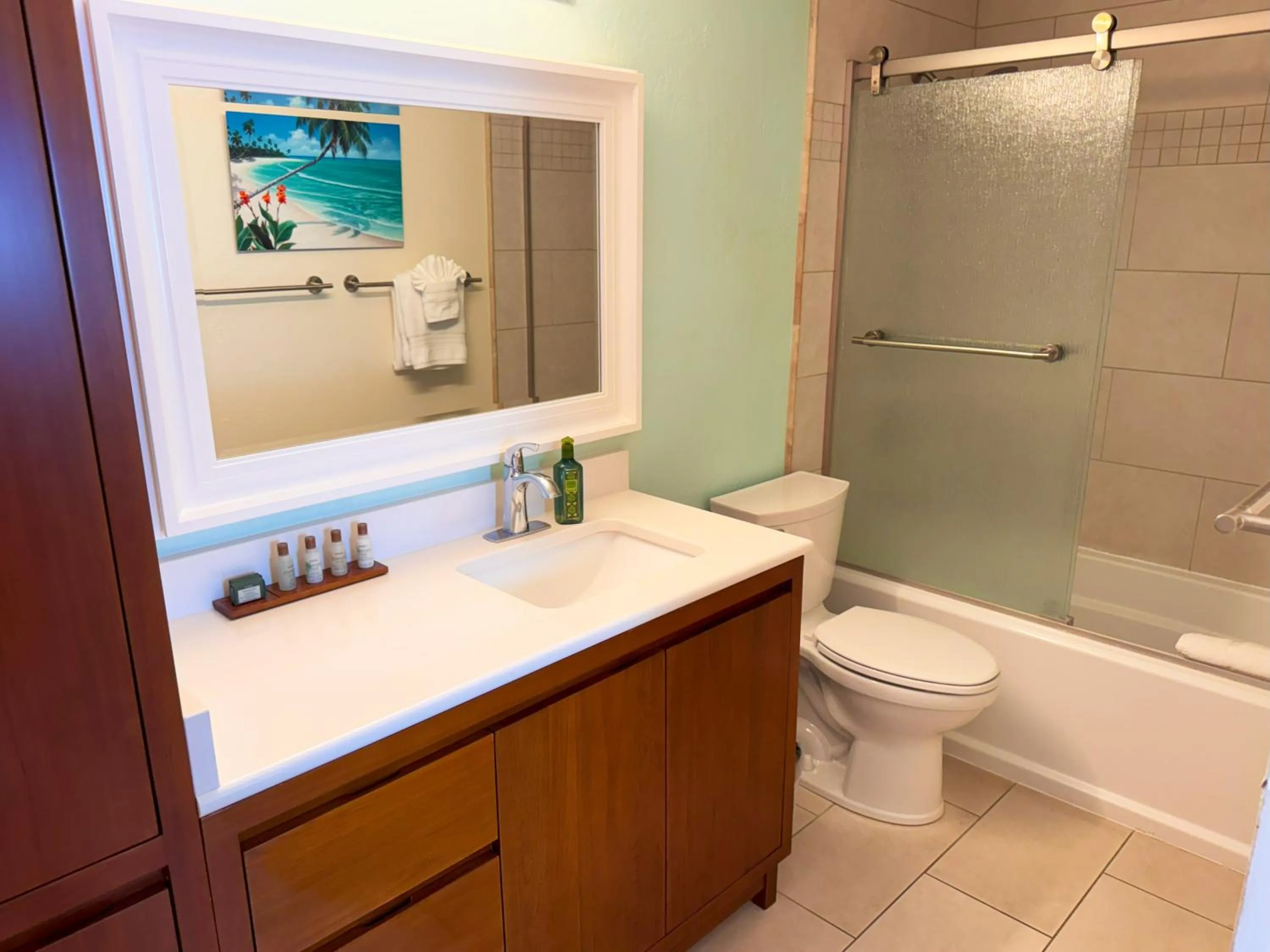 Bathroom in Oceanfront Luxury Condo