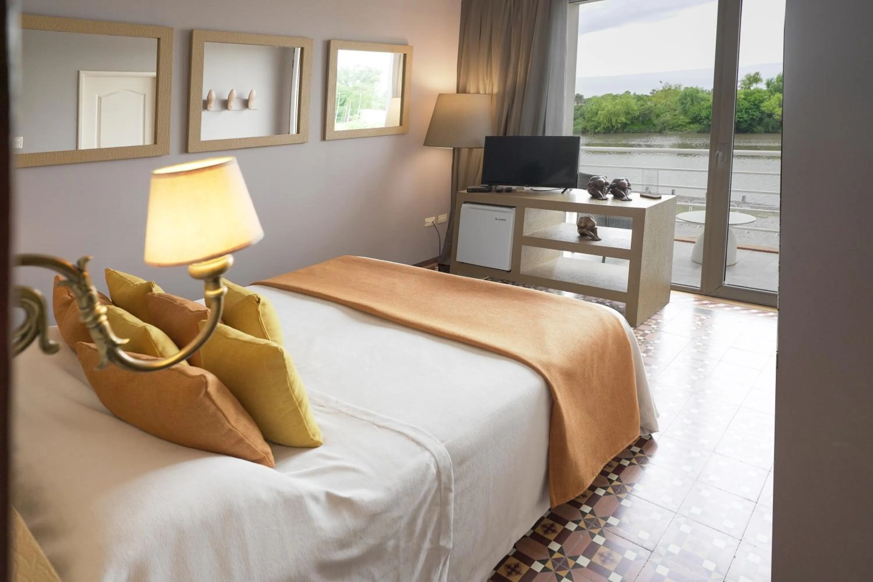 Bed in Los Muelles Boutique Hotel