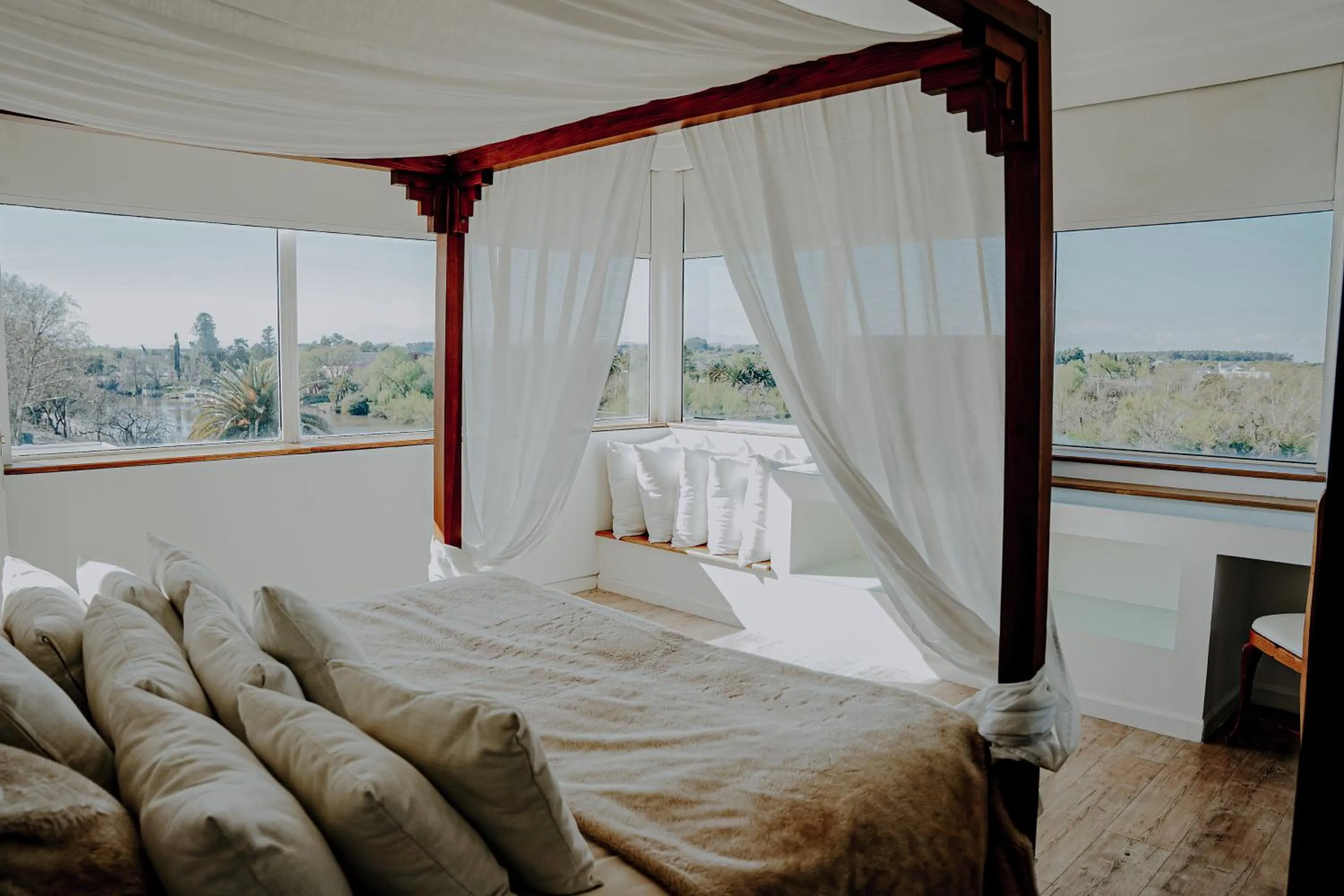 Bed in Los Muelles Boutique Hotel
