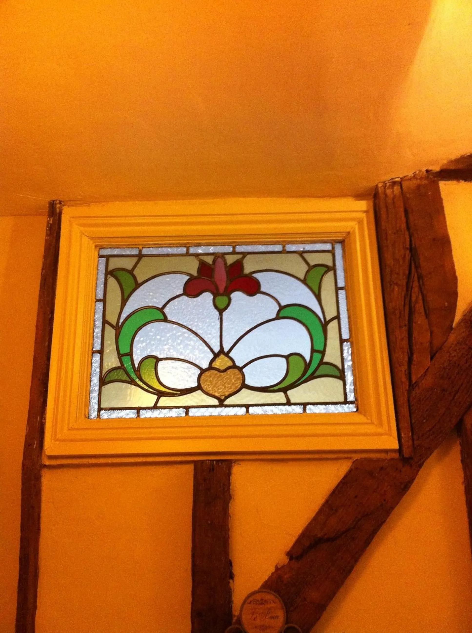 Decorative detail in The Three Tuns