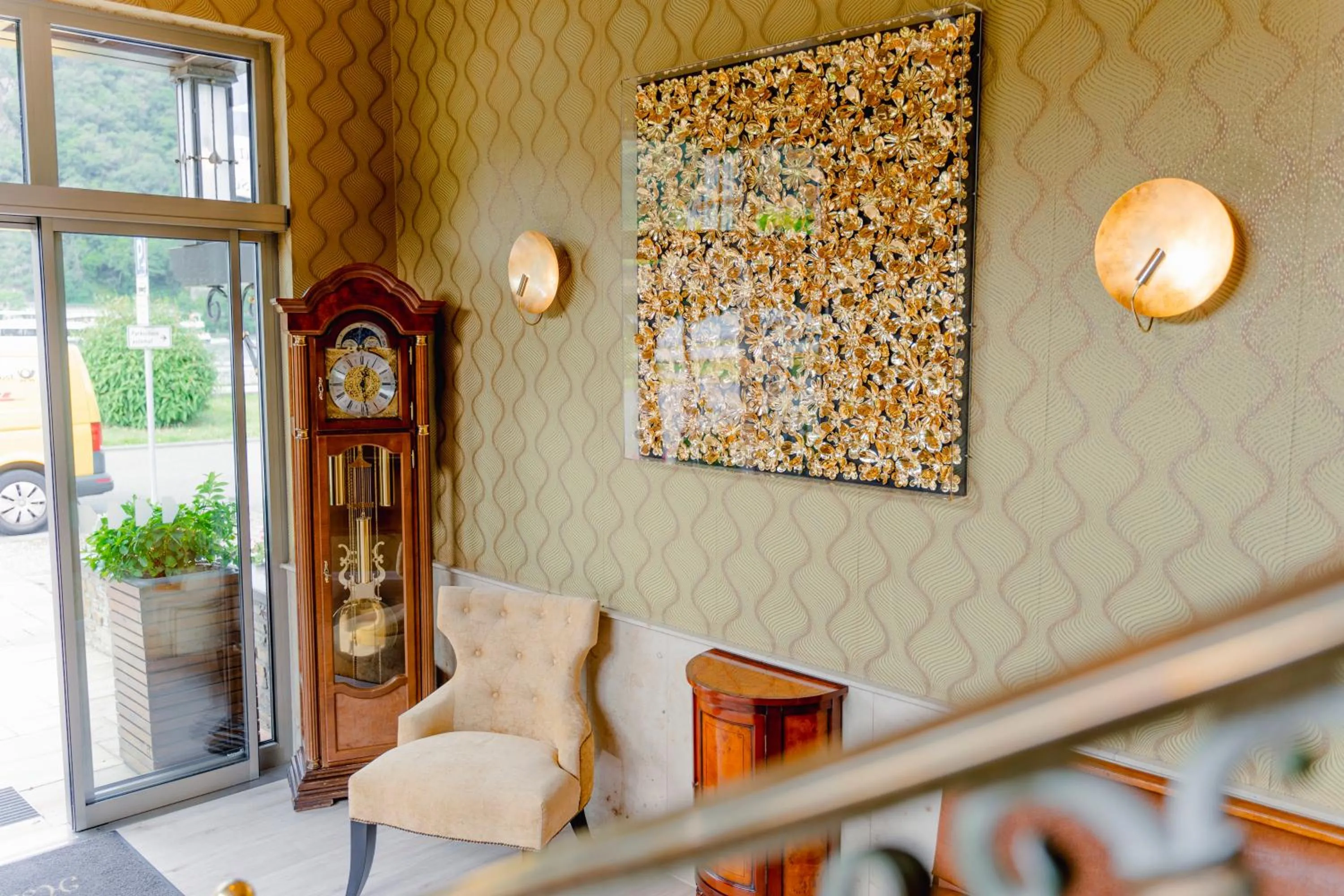 Lobby or reception in Hotel Unter den Linden