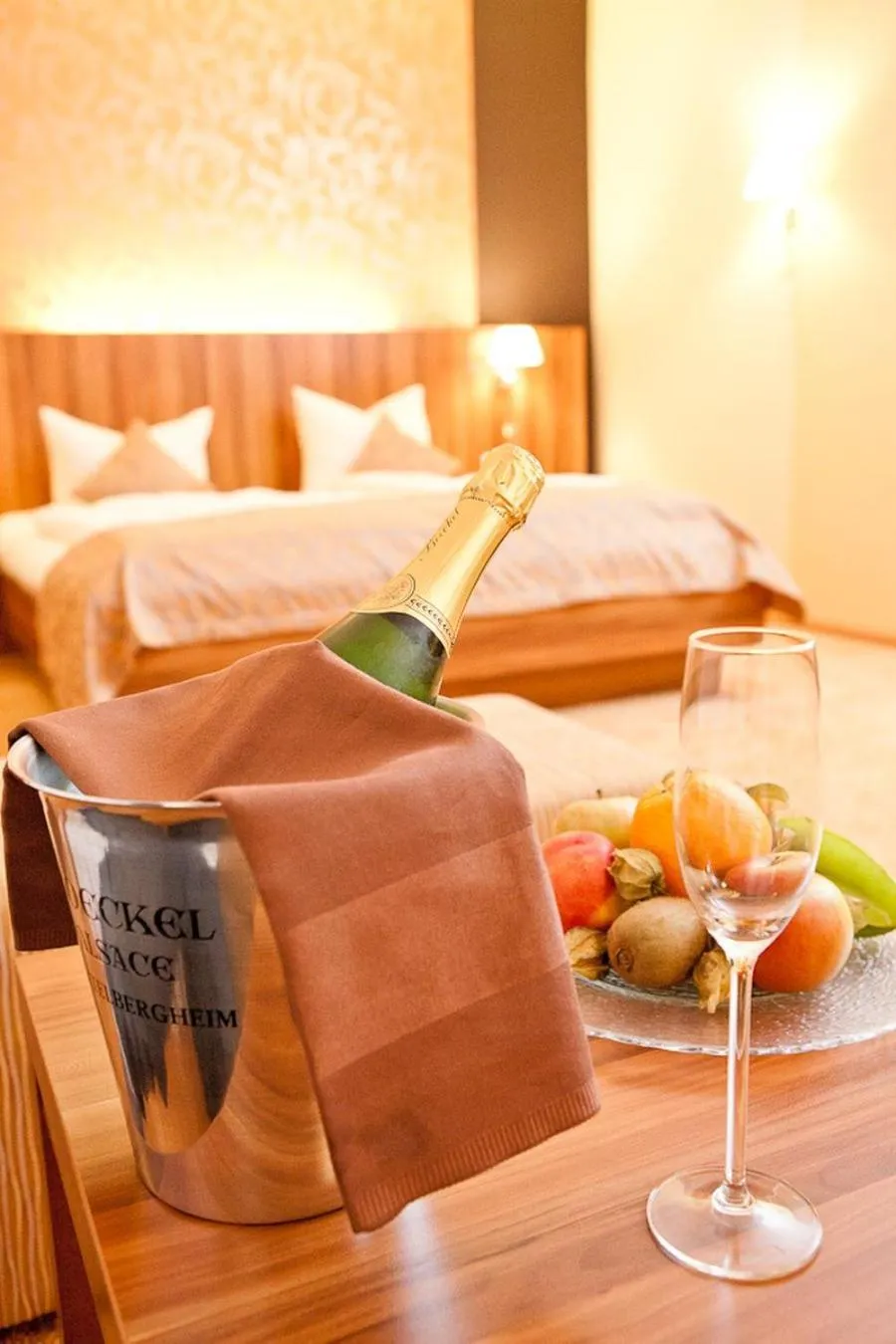 Decorative detail, Bed in Dagstuhler Hof