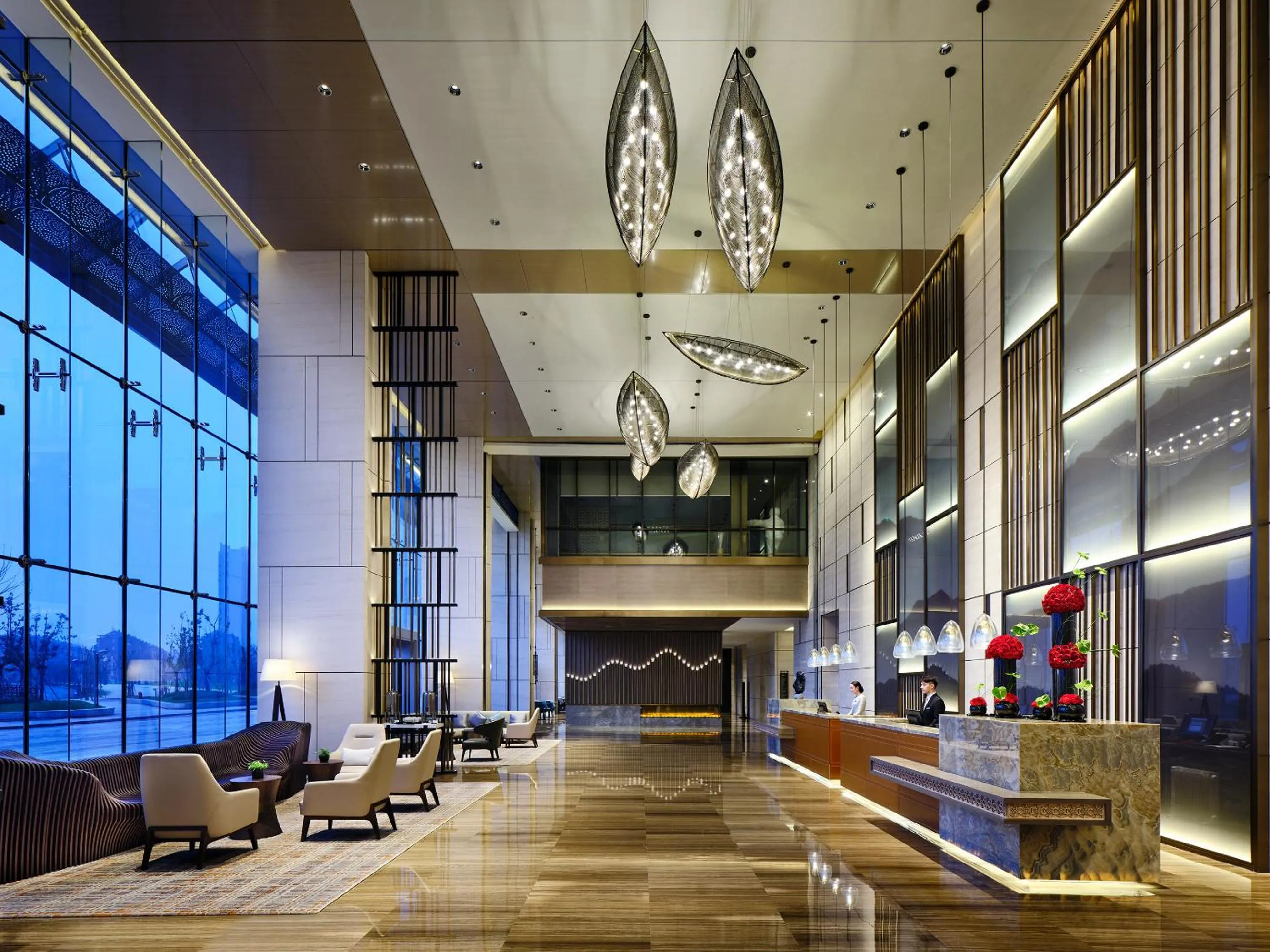 Lobby or reception in Primus Hotel Nanchang International Expo City