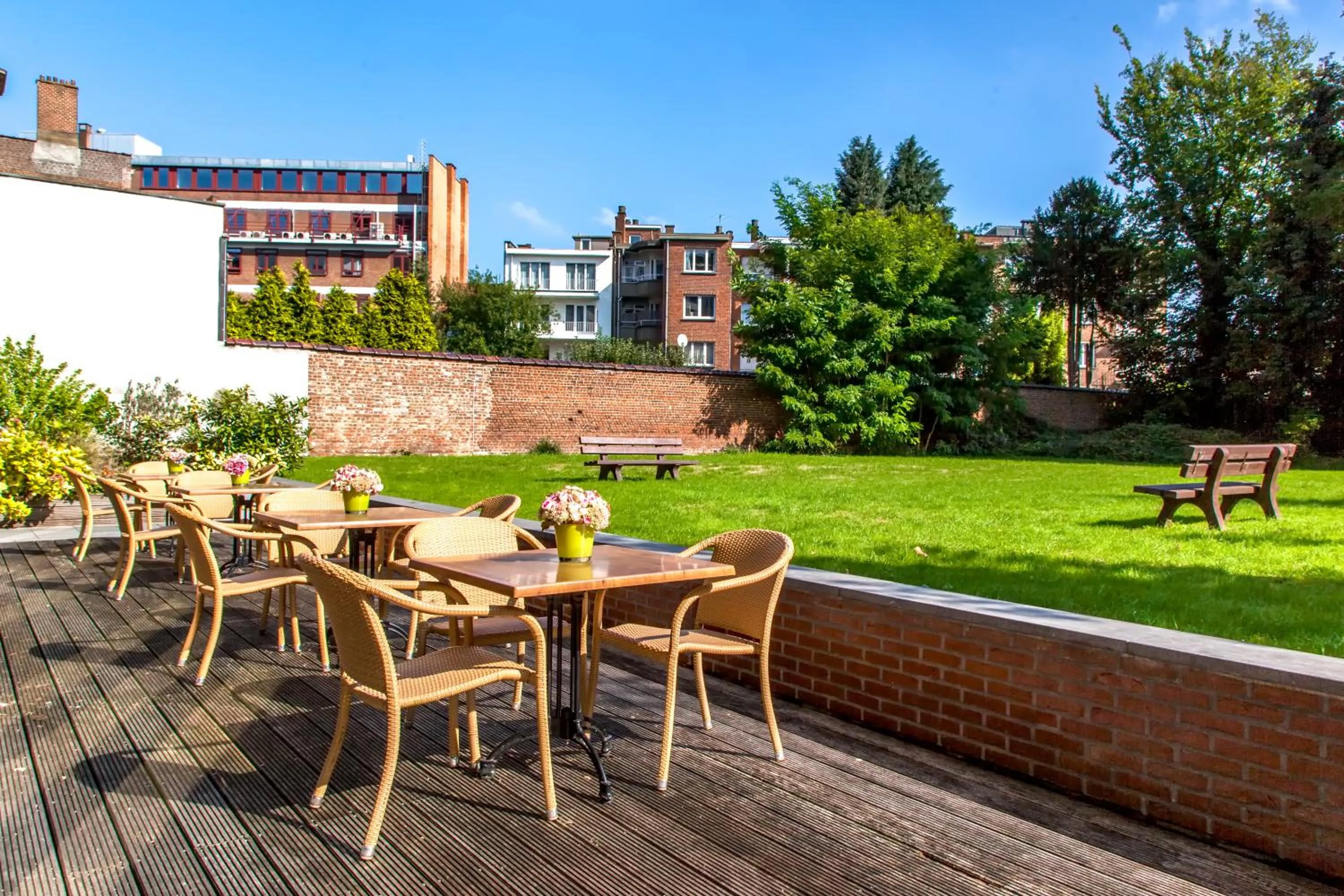 Garden in Diamant Suites Brussels EU