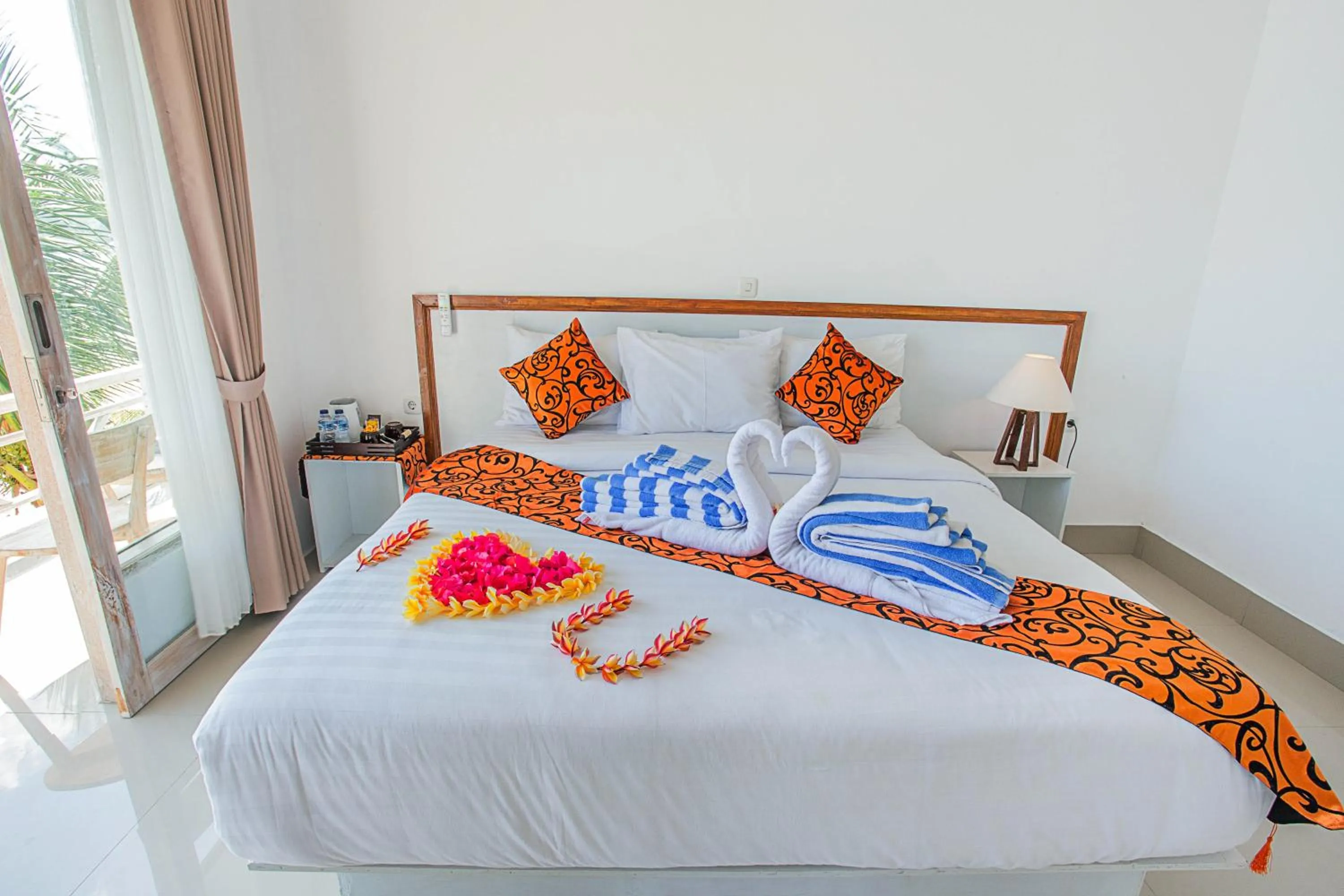 Bedroom, Bed in Rumah Marta Ceningan Island