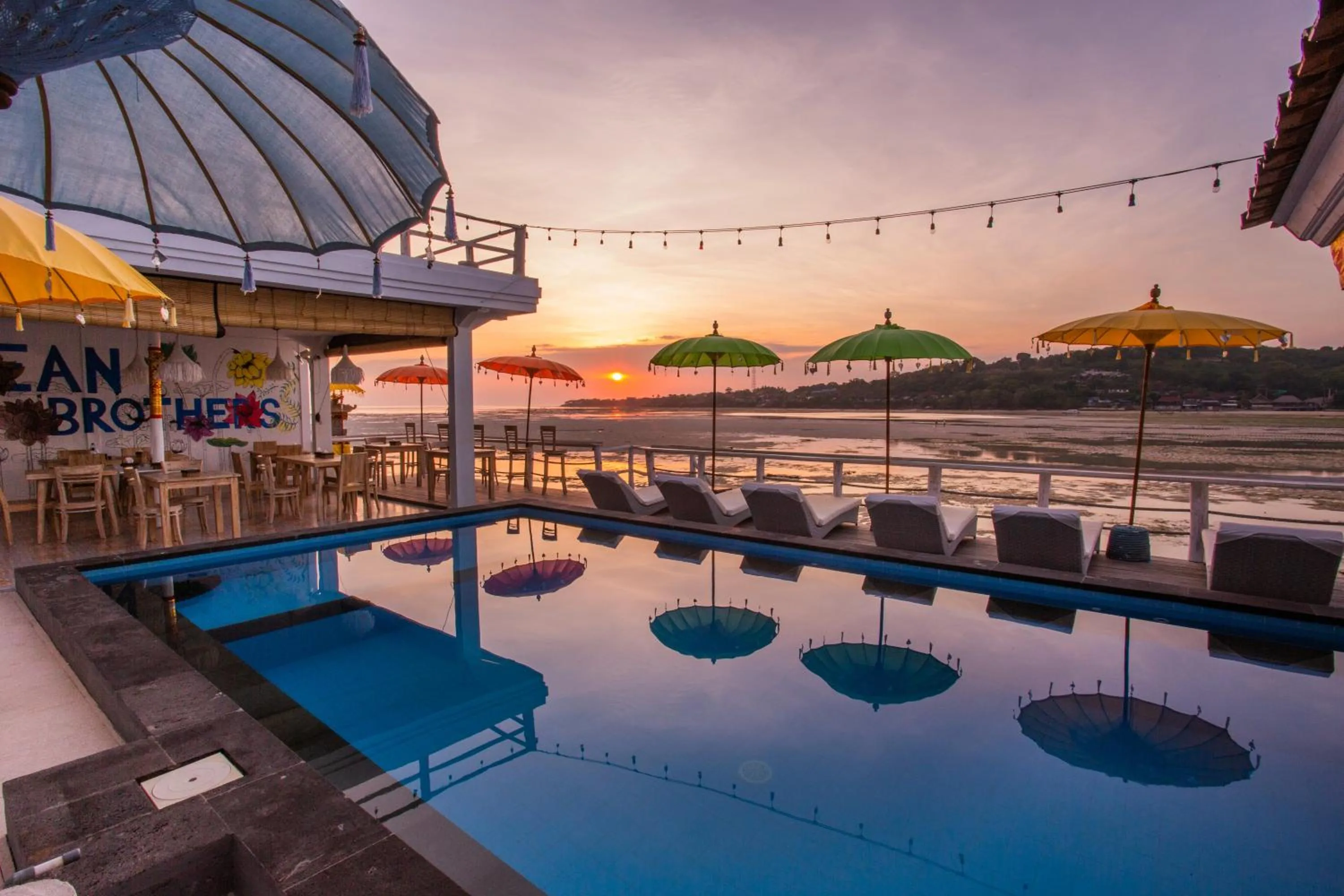 Pool view in Rumah Marta Ceningan Island