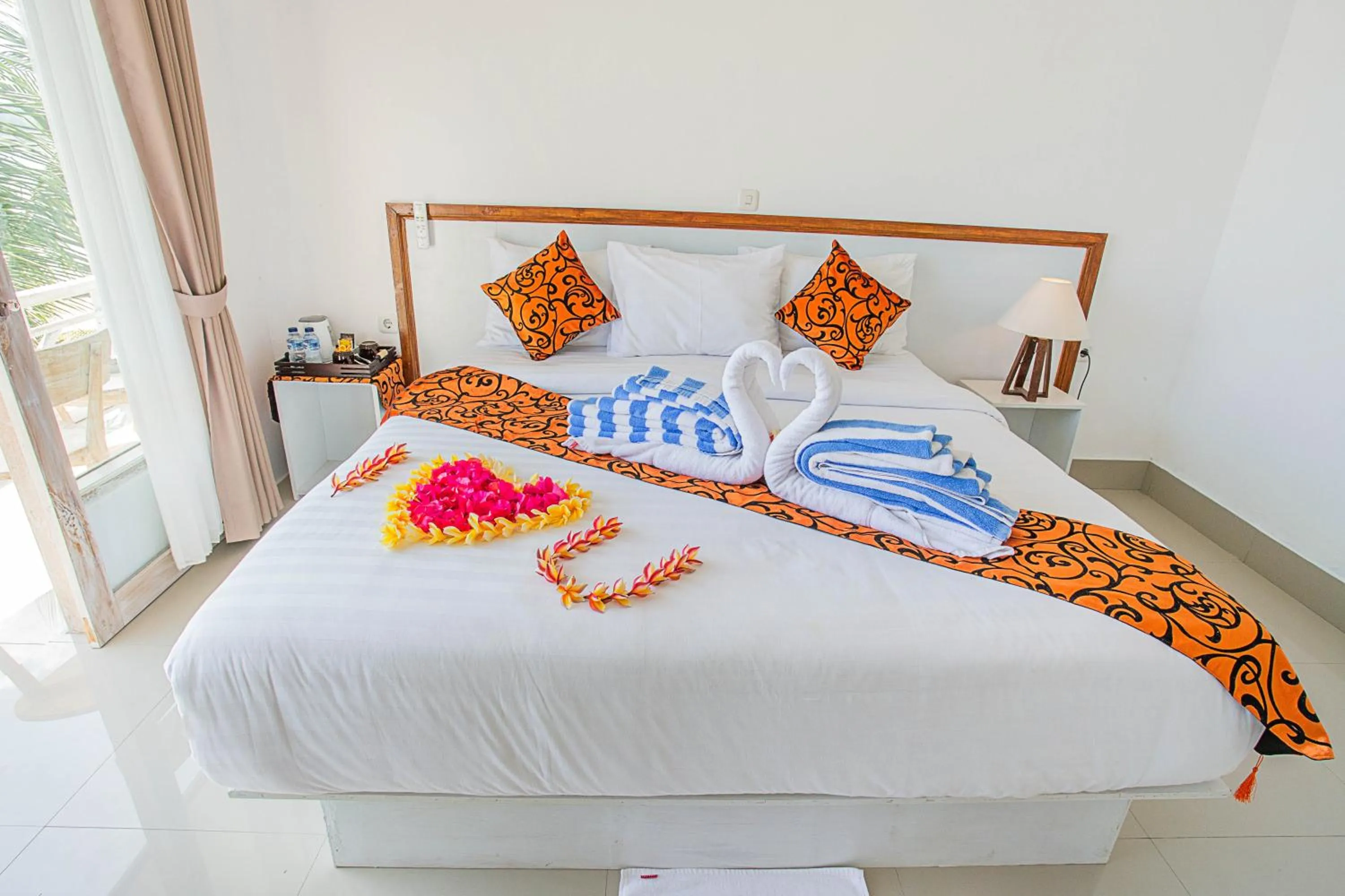 Bedroom, Bed in Rumah Marta Ceningan Island