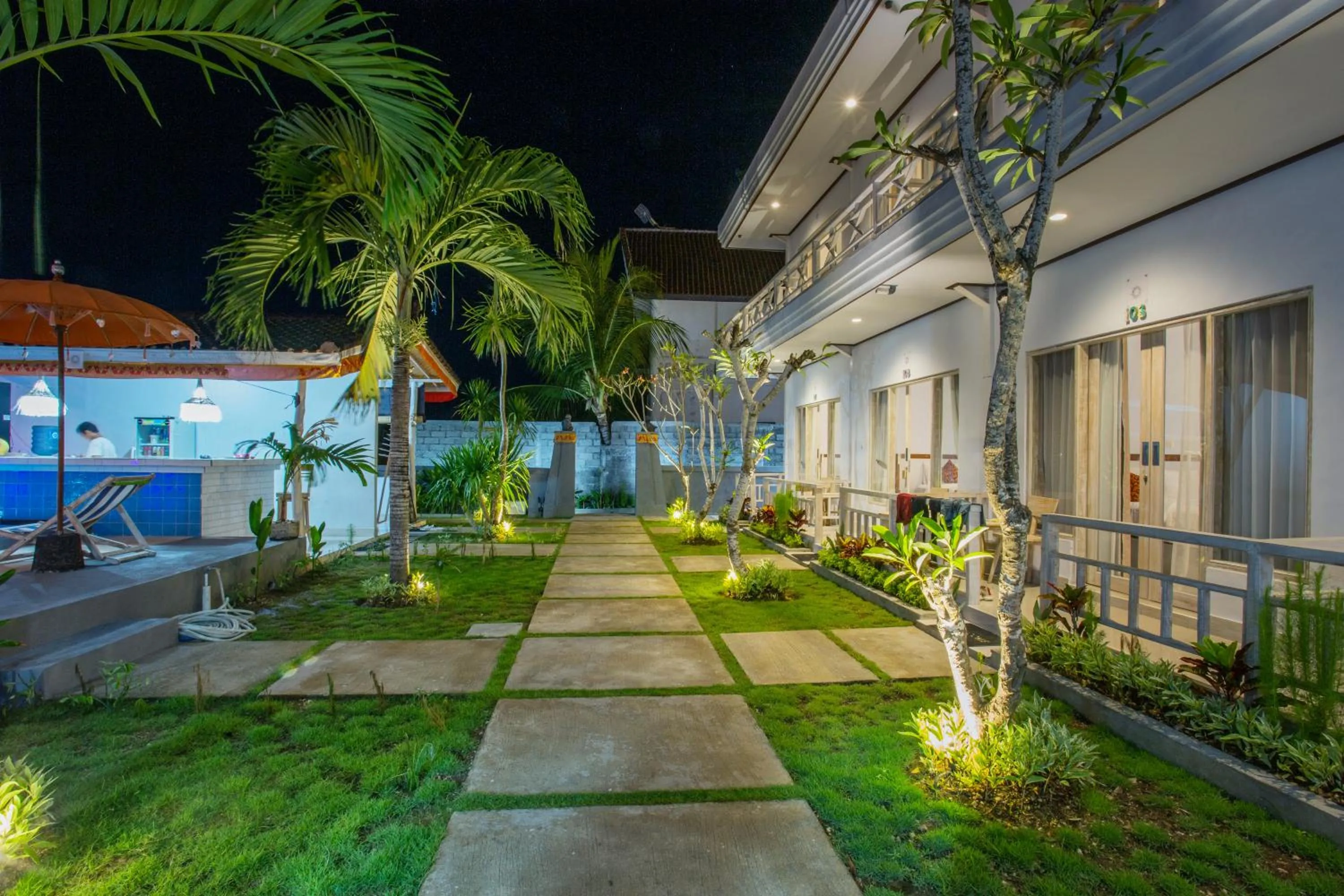 Garden in Rumah Marta Ceningan Island