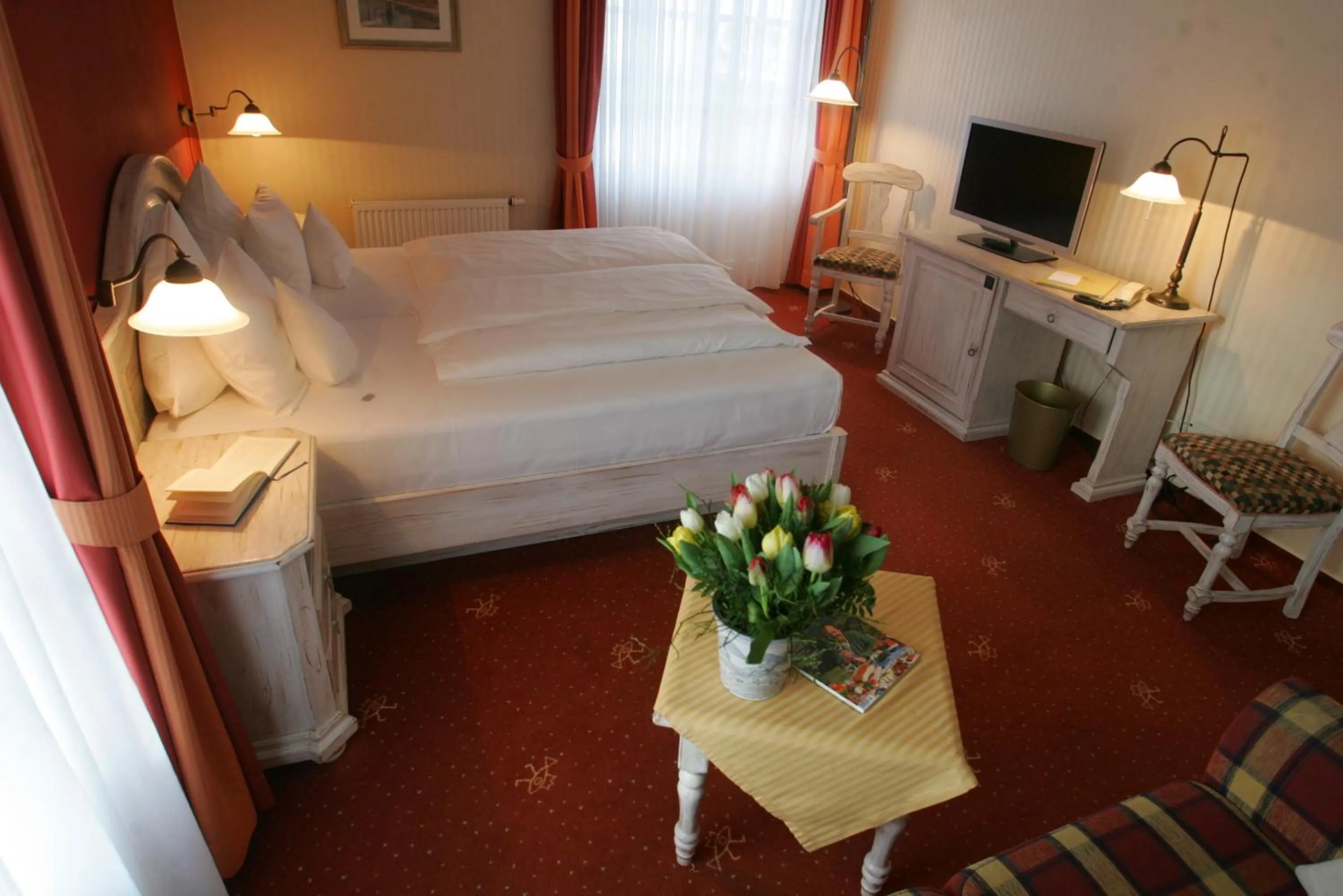 Bed in Der Fischländer Garni