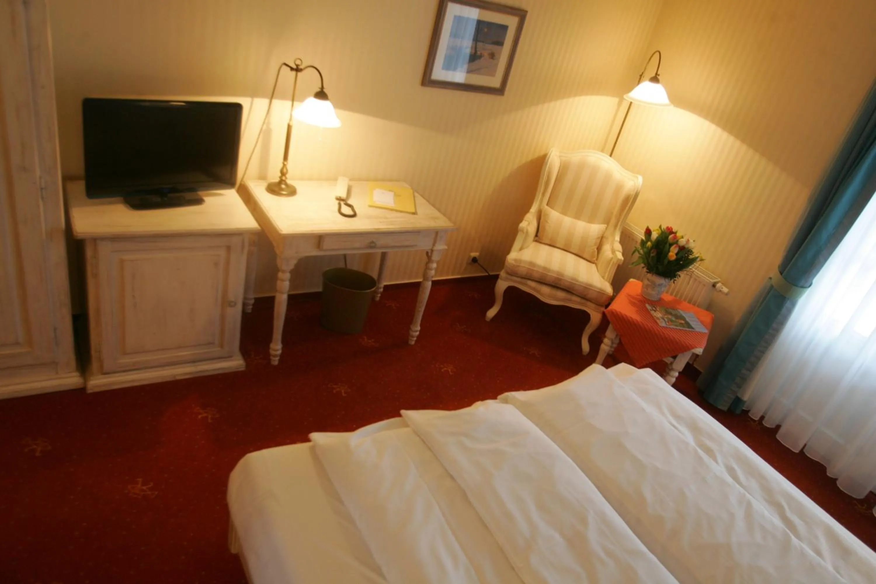 Bed in Der Fischländer Garni