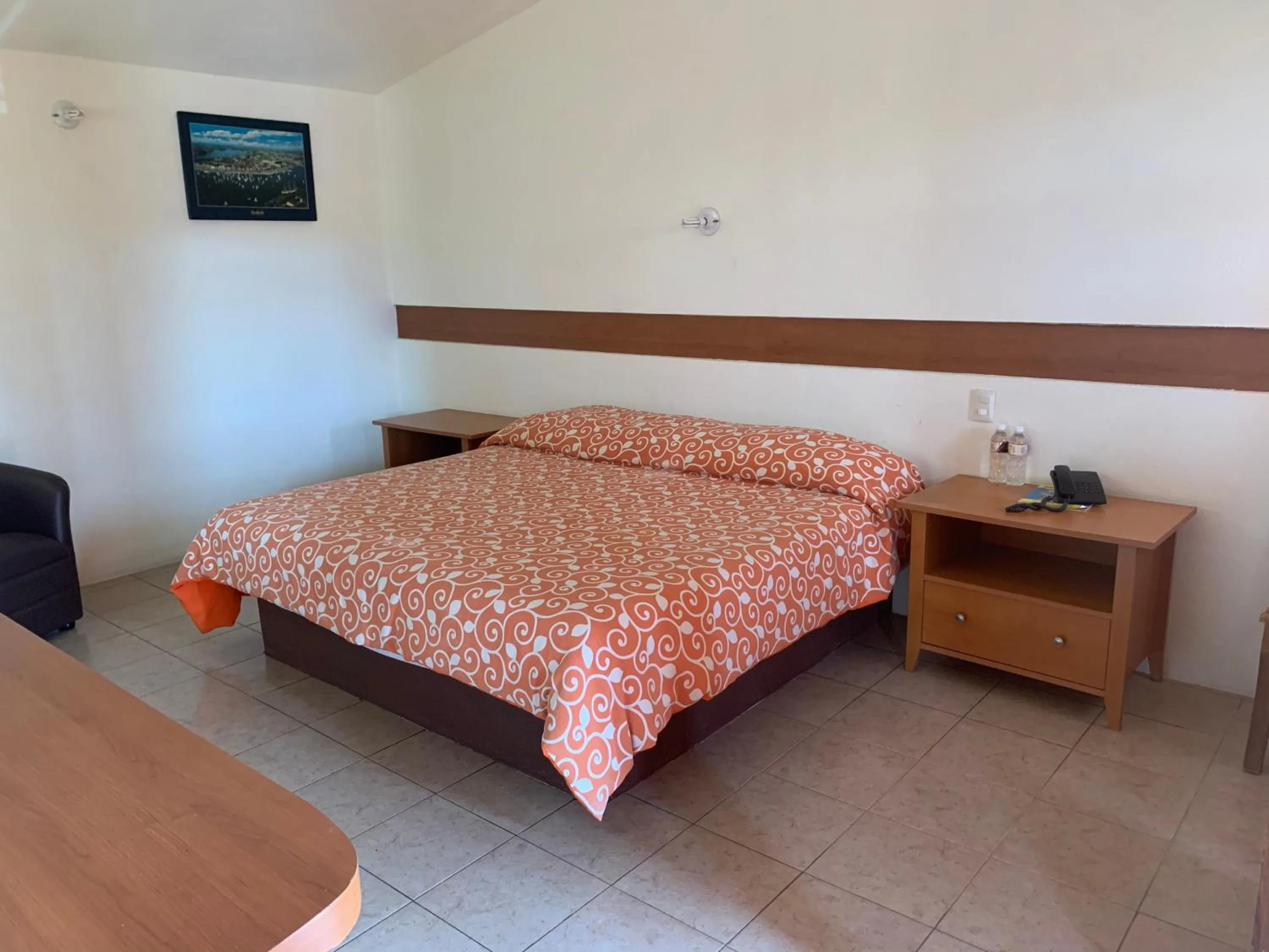 View (from property/room), Bed in Hotel Posada Don Ramon