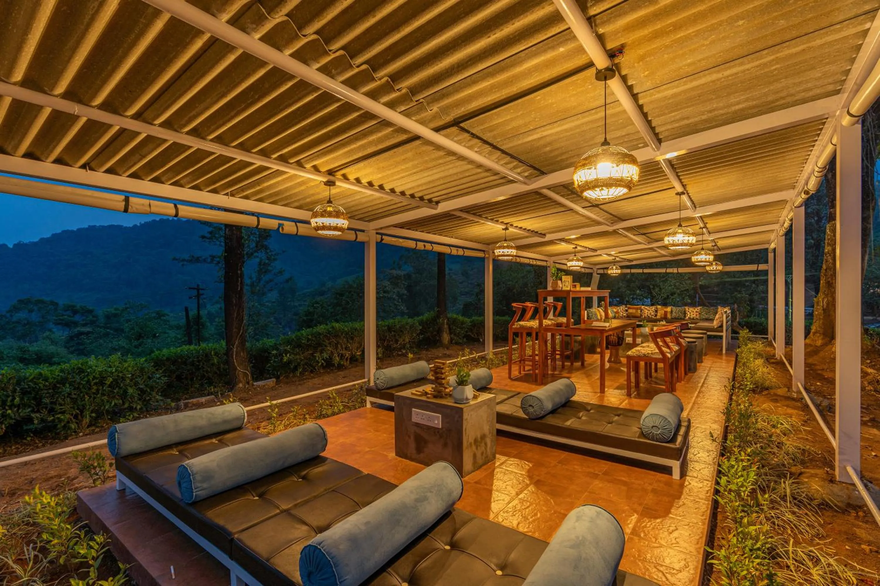 Patio in Zostel Plus Wayanad