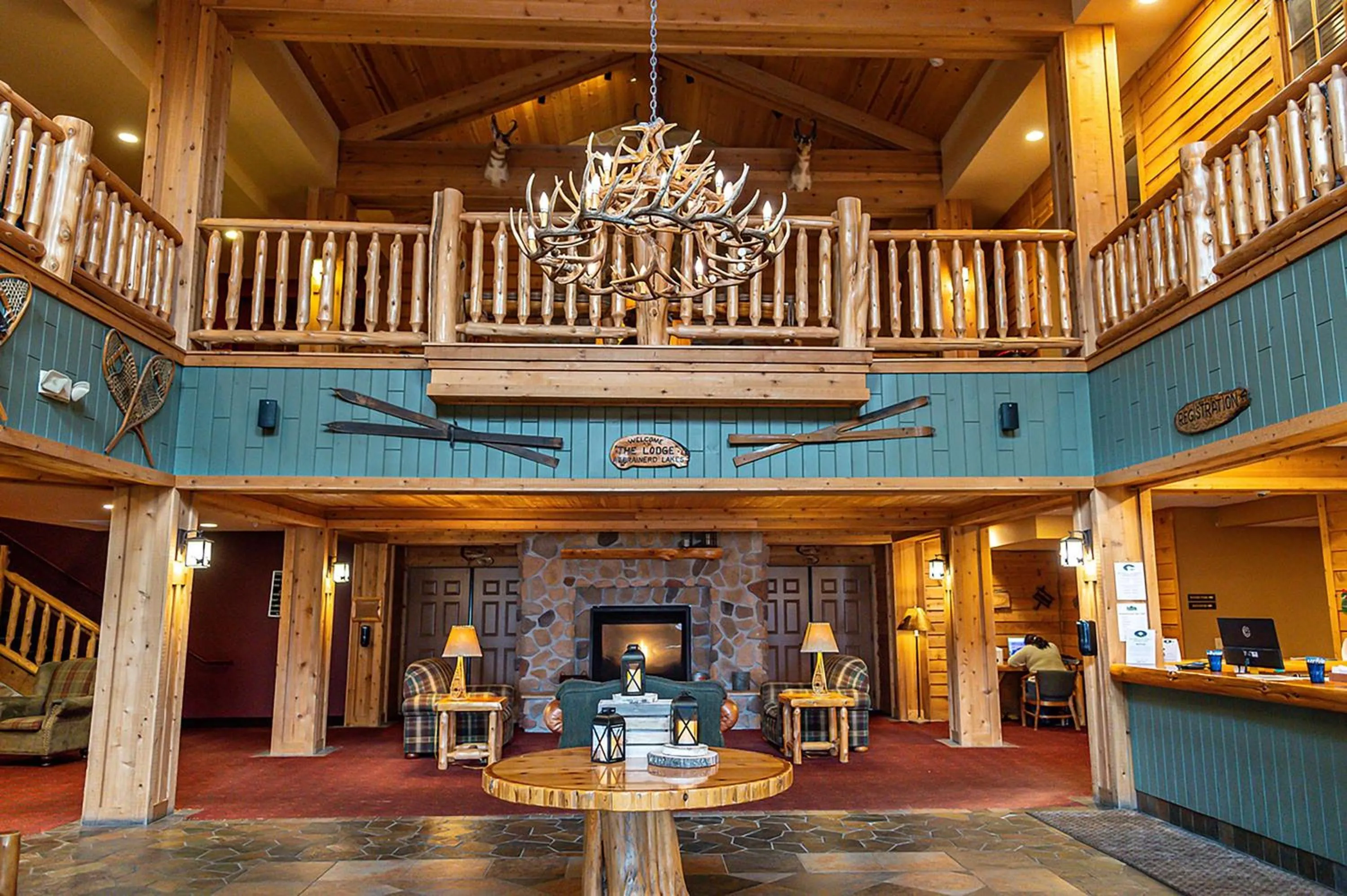 Lobby or reception in The Lodge at Brainerd Lakes, Trademark Collection by Wyndham