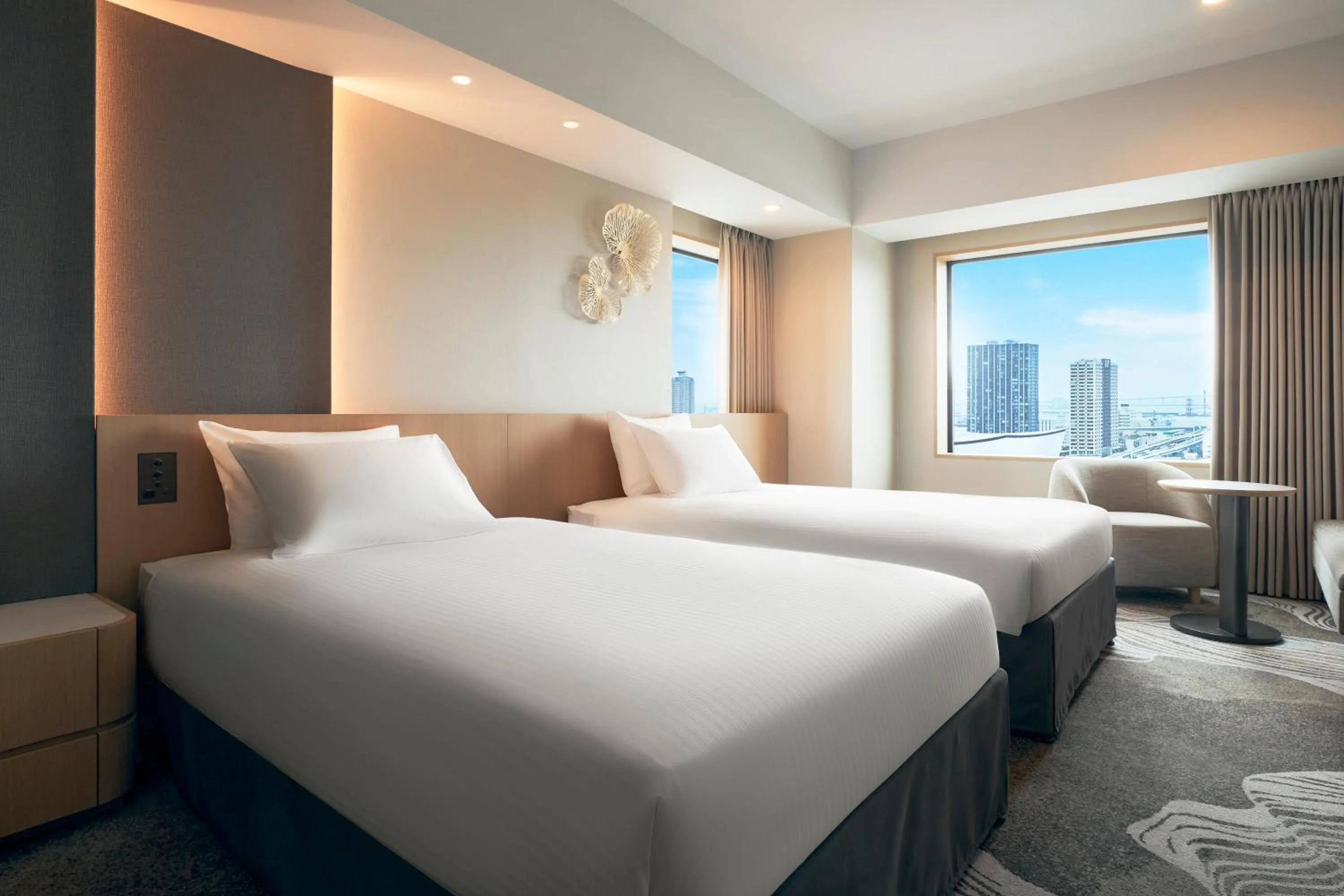 Bed in Hotel JAL City Tokyo Toyosu