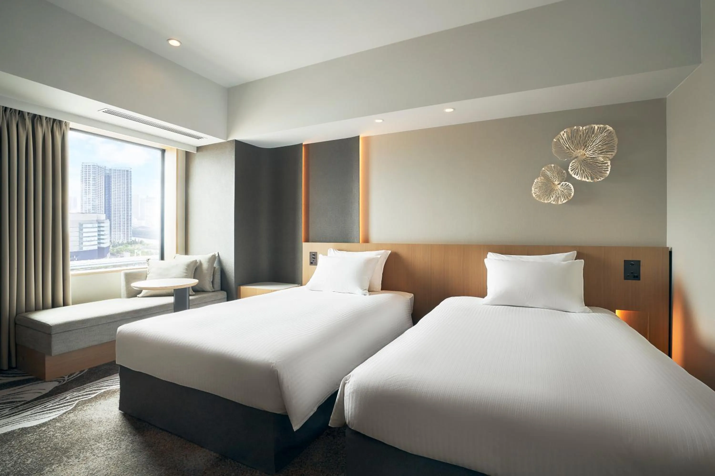 Bed in Hotel JAL City Tokyo Toyosu