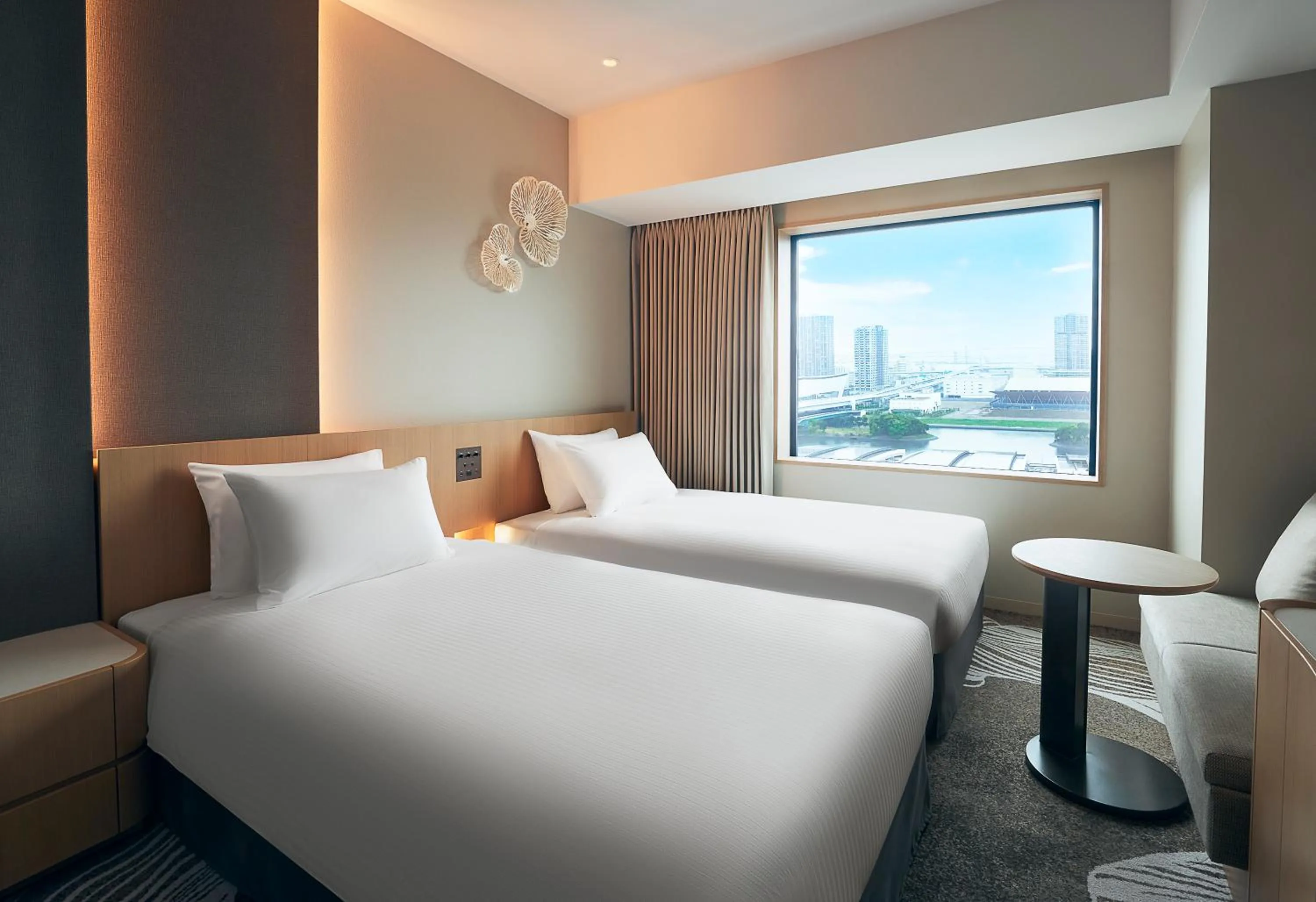 Bed in Hotel JAL City Tokyo Toyosu