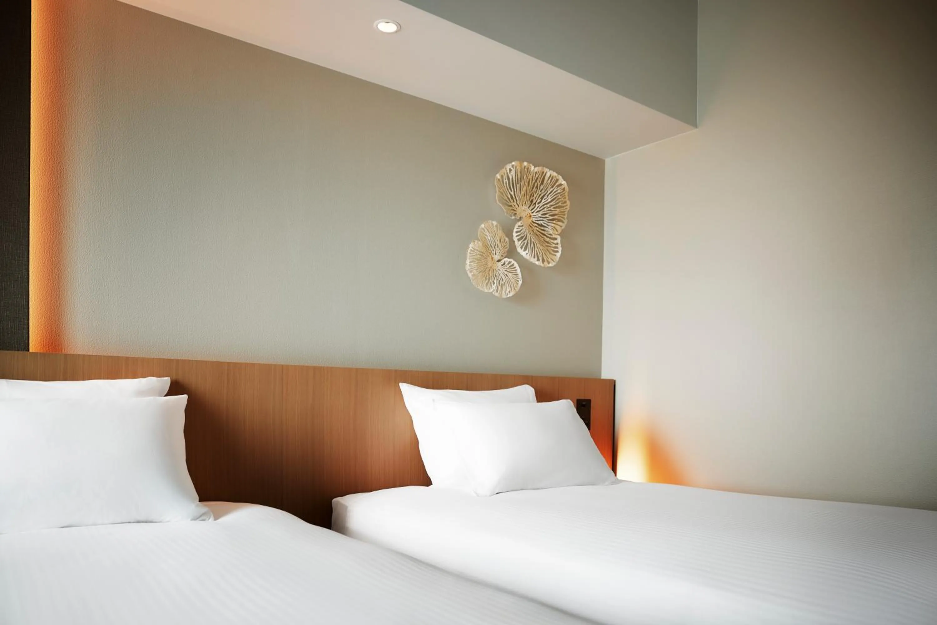 Bed in Hotel JAL City Tokyo Toyosu