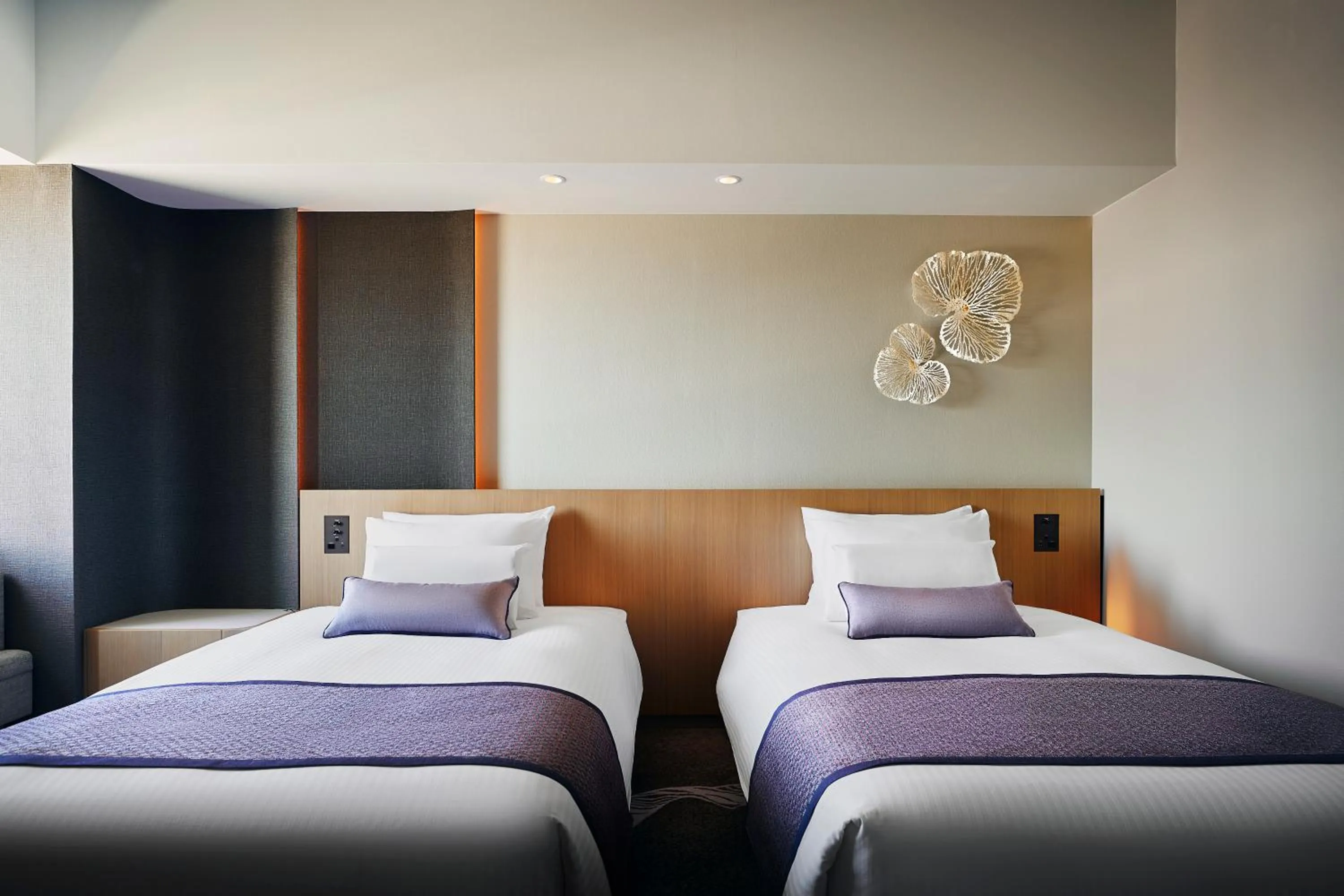 Bed in Hotel JAL City Tokyo Toyosu