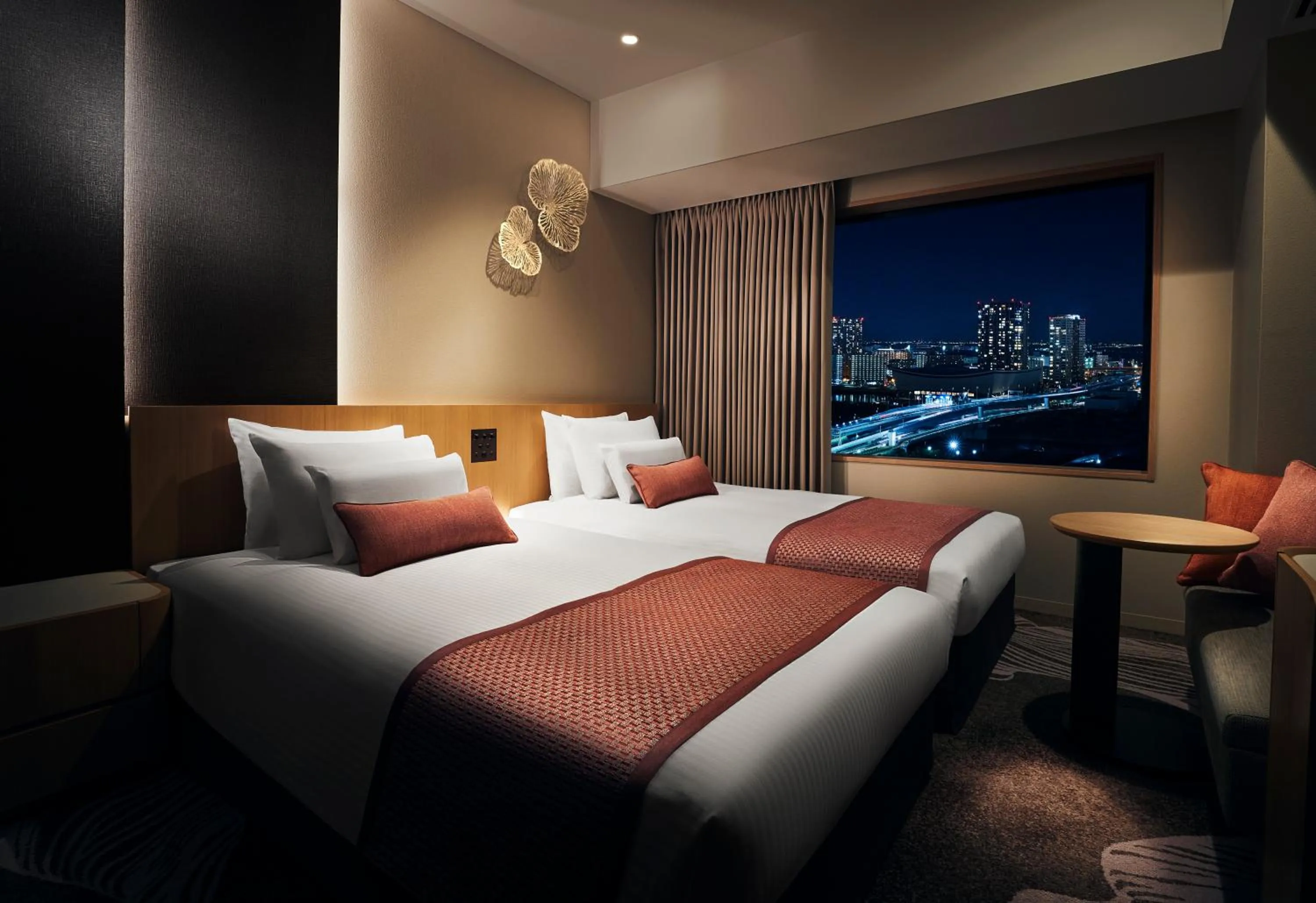 Bed in Hotel JAL City Tokyo Toyosu