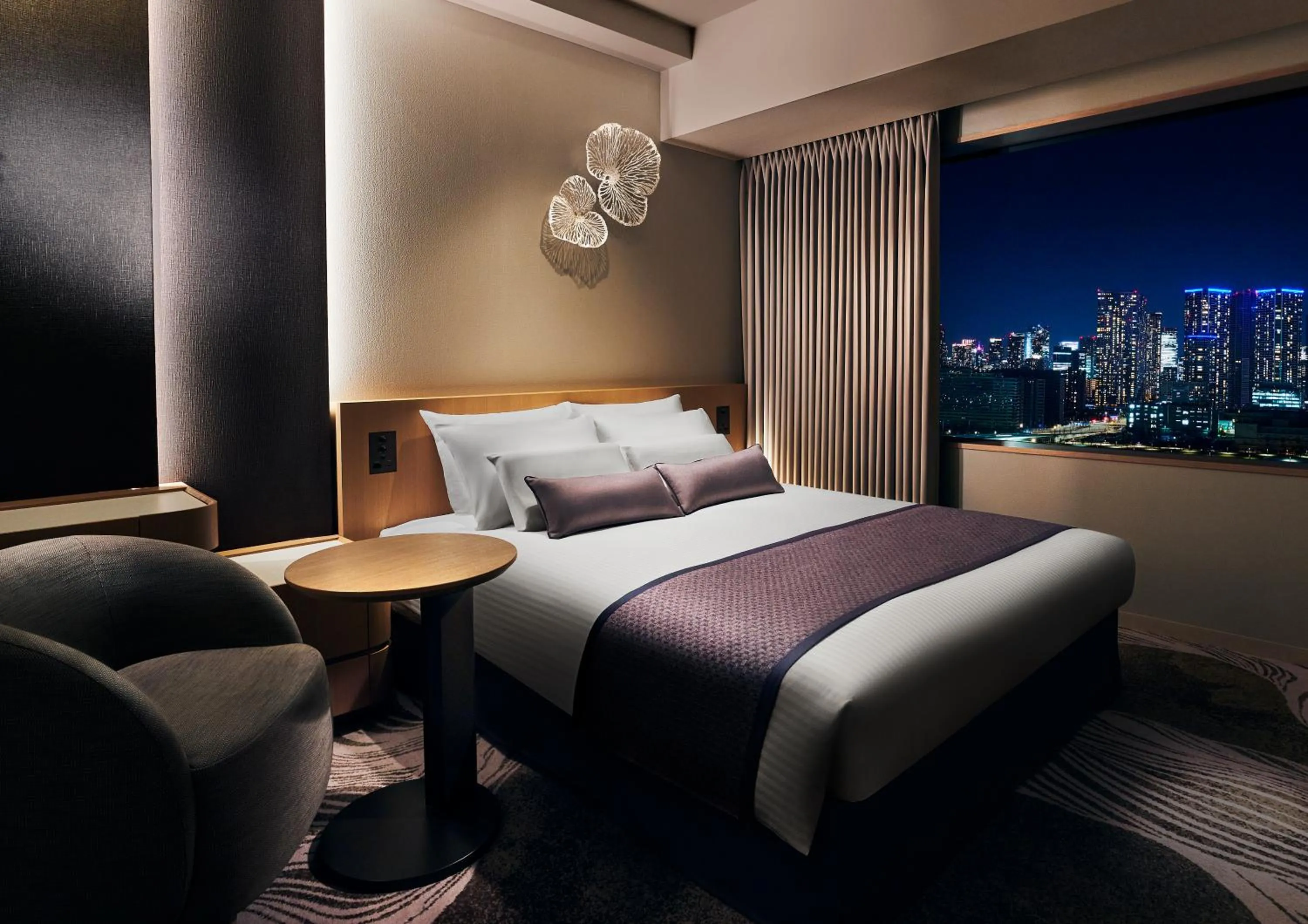 Bed in Hotel JAL City Tokyo Toyosu