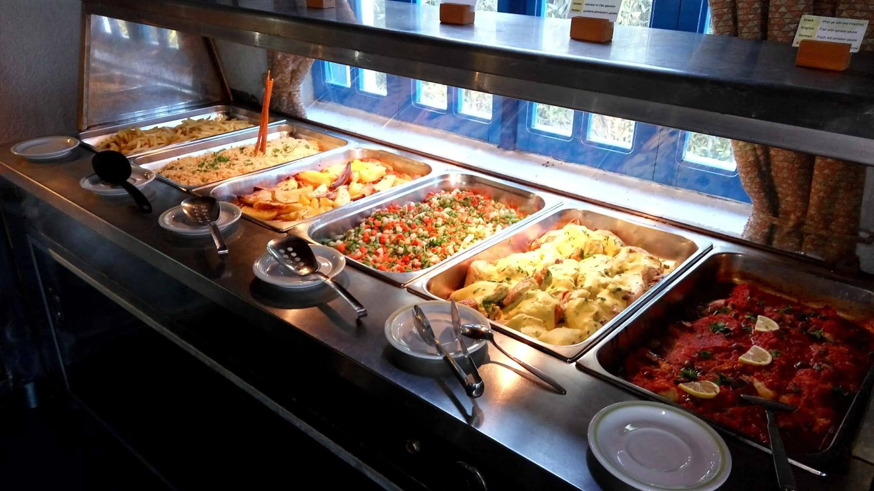 Restaurant/places to eat in Oasis Hotel Bungalows Rhodes- All Inclusive