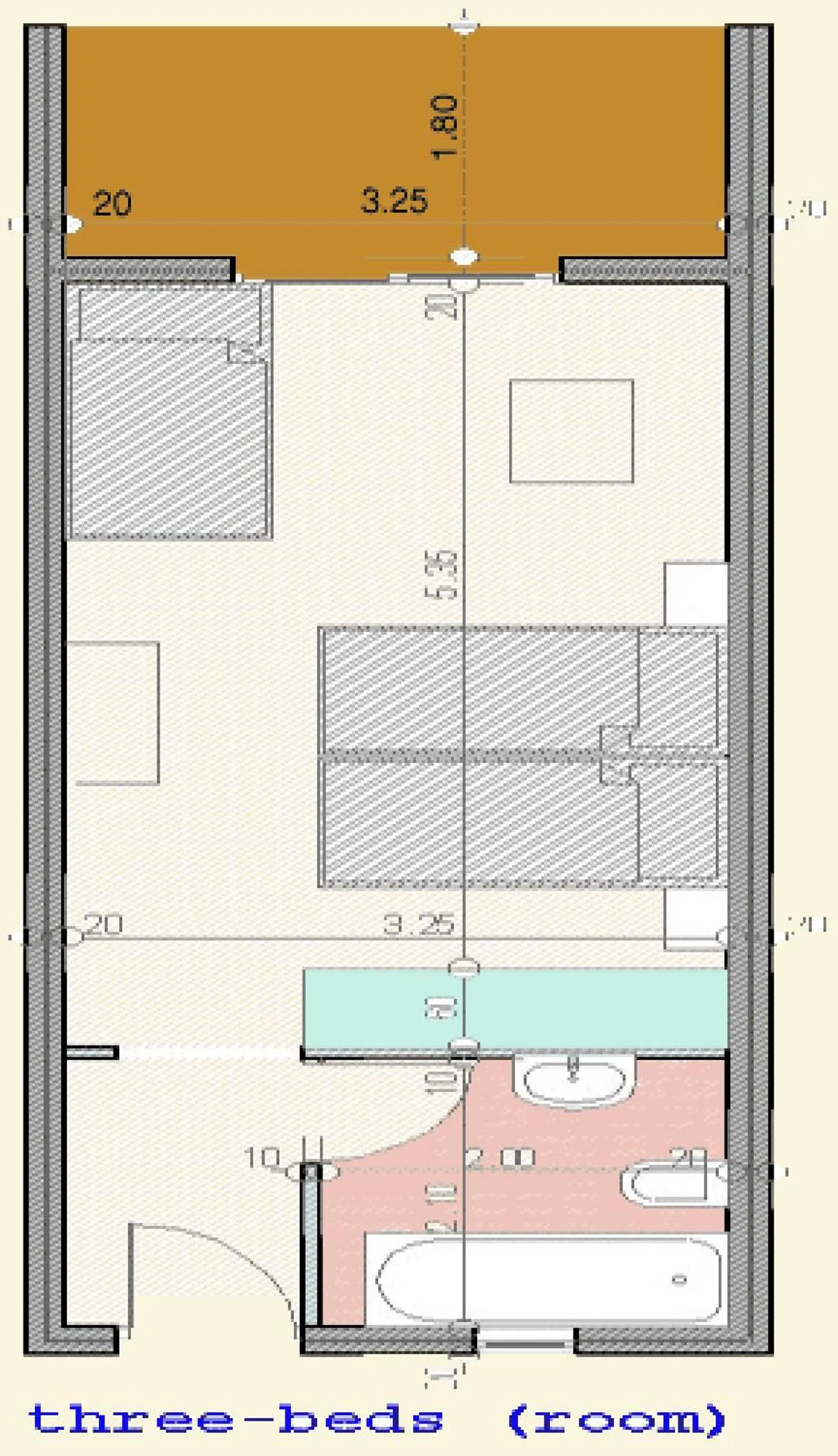Bed in Oasis Hotel Bungalows Rhodes- All Inclusive