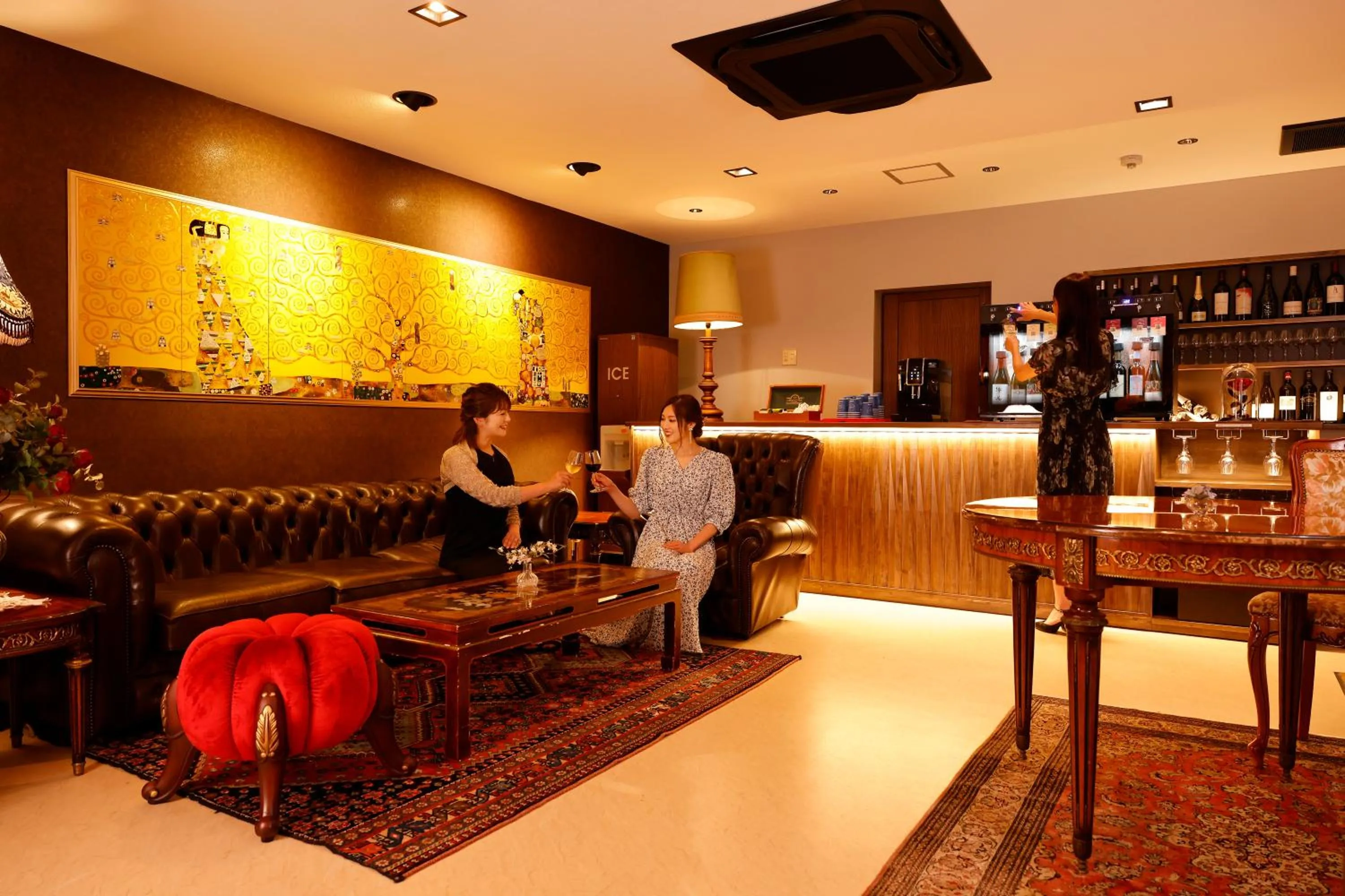 Lounge or bar in Hotel Berlinetta Karuizawa