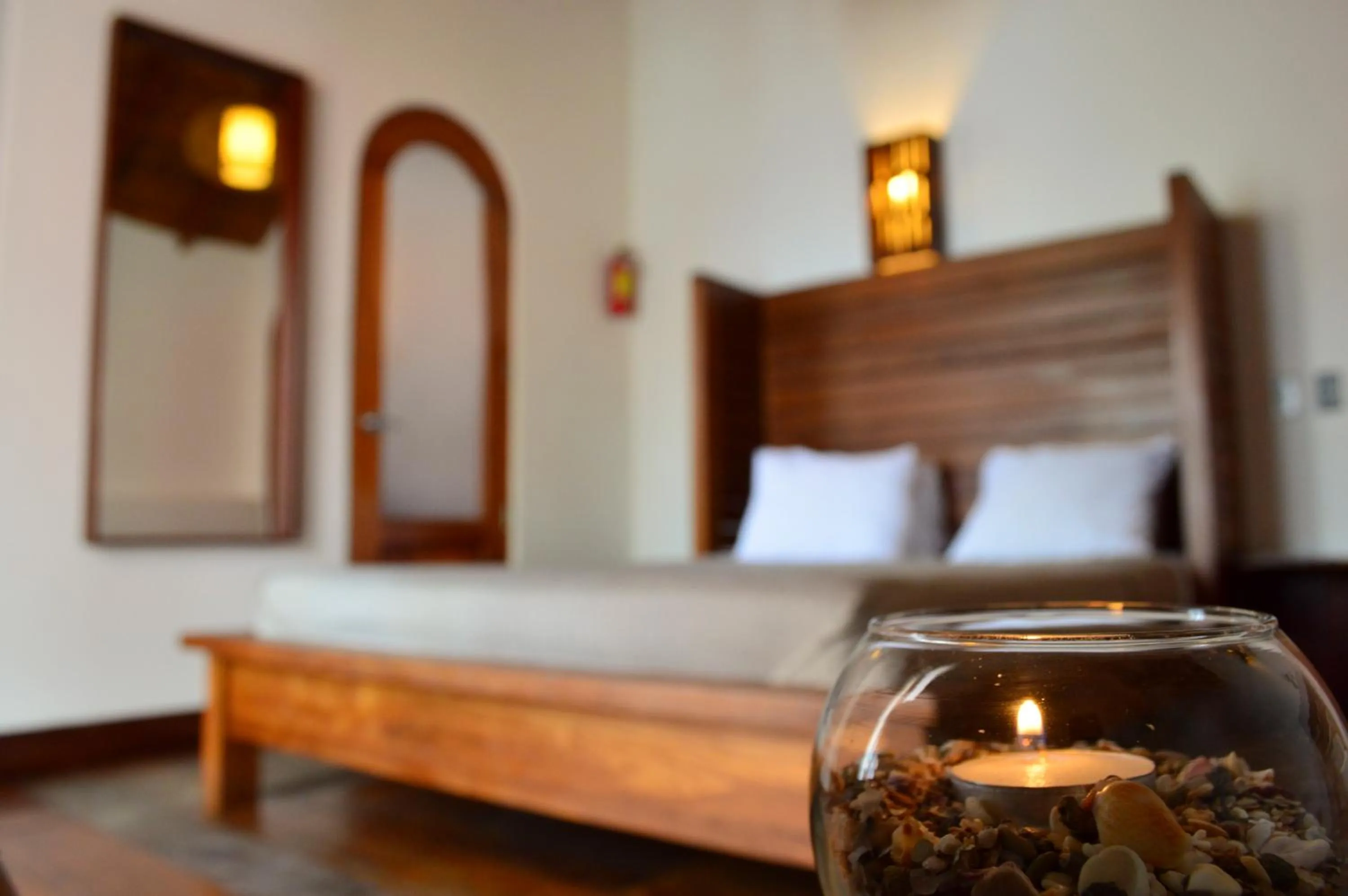 Bed in Hotel Alcazar