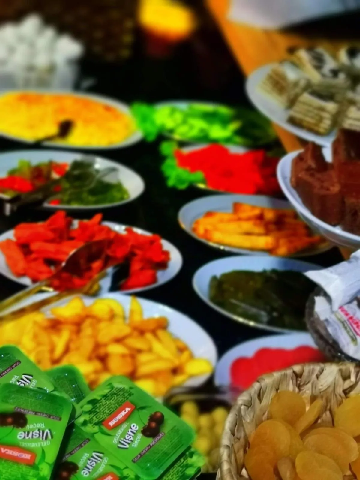 Buffet breakfast in taksim diamond hotel