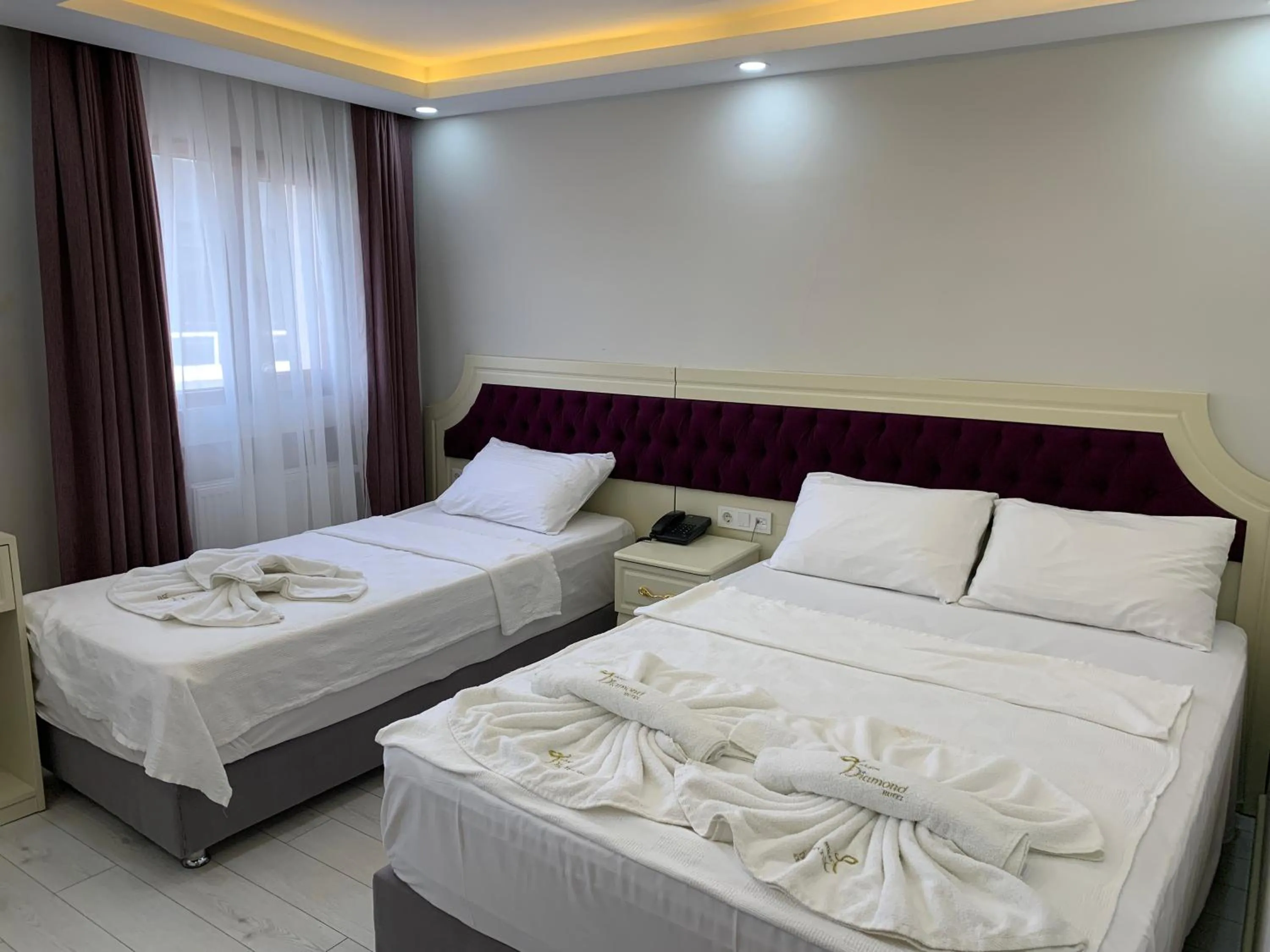 Bed in taksim diamond hotel