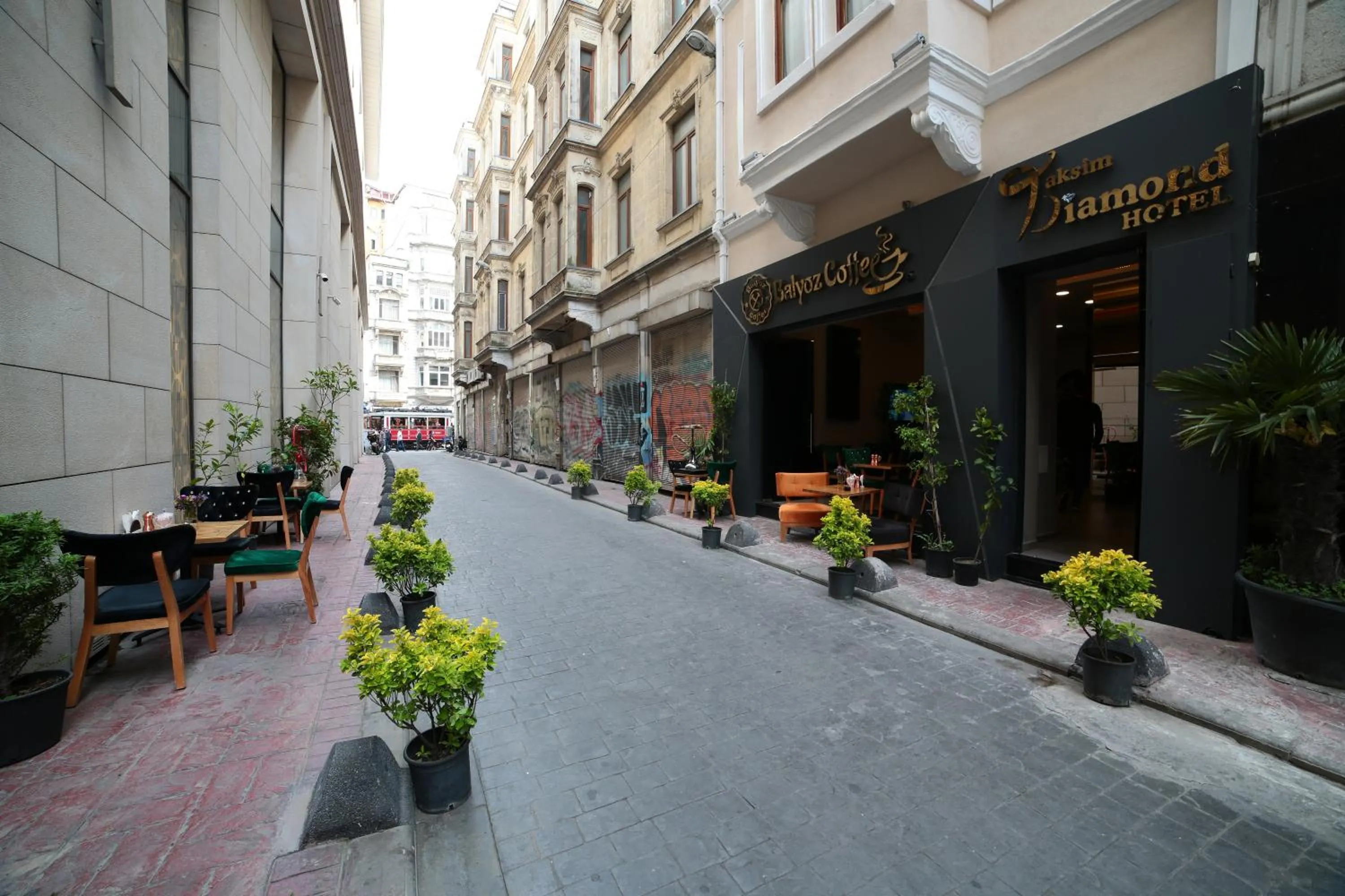 Facade/entrance in taksim diamond hotel