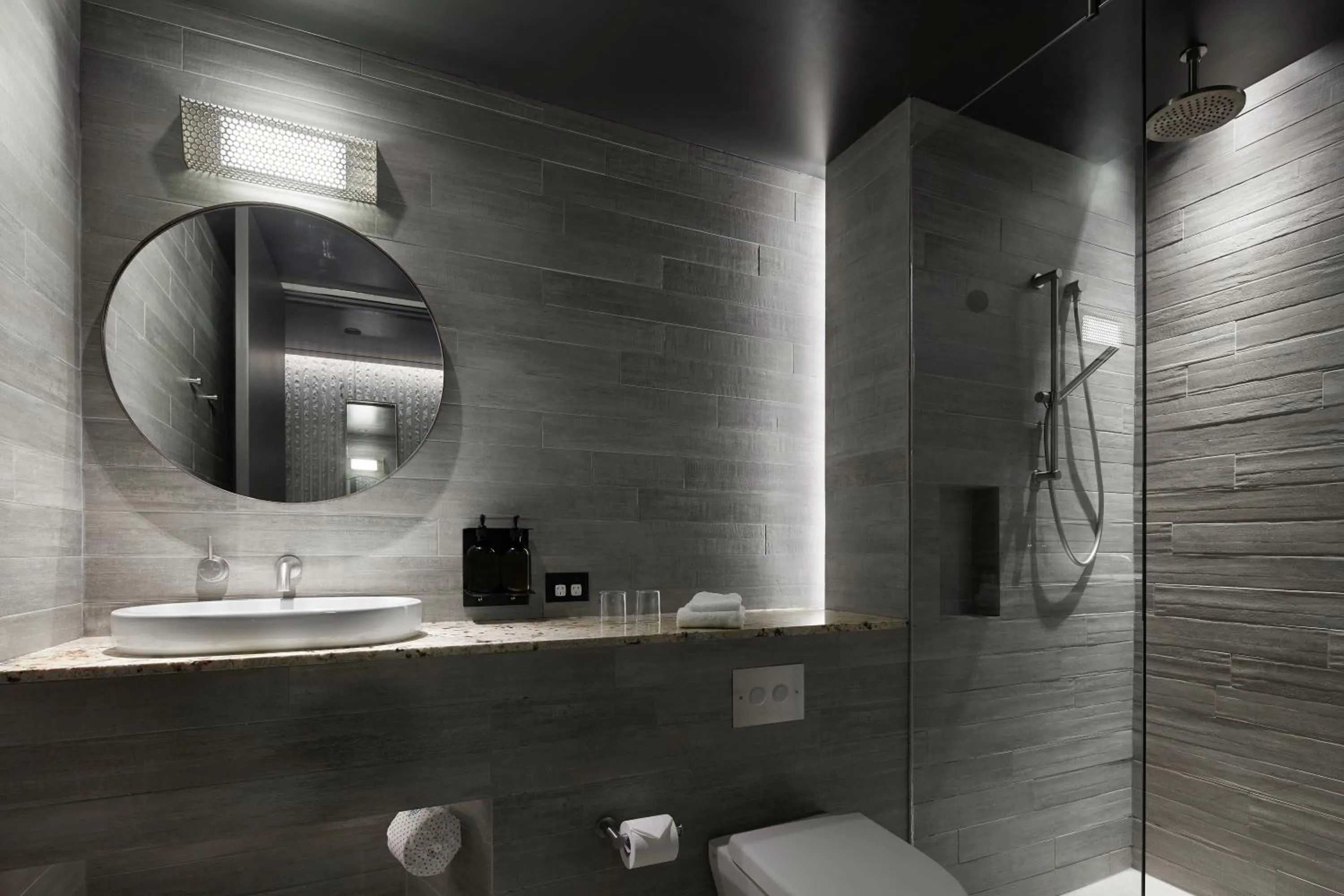 Bathroom in Ovolo Canberra, a Wyndham Hotel