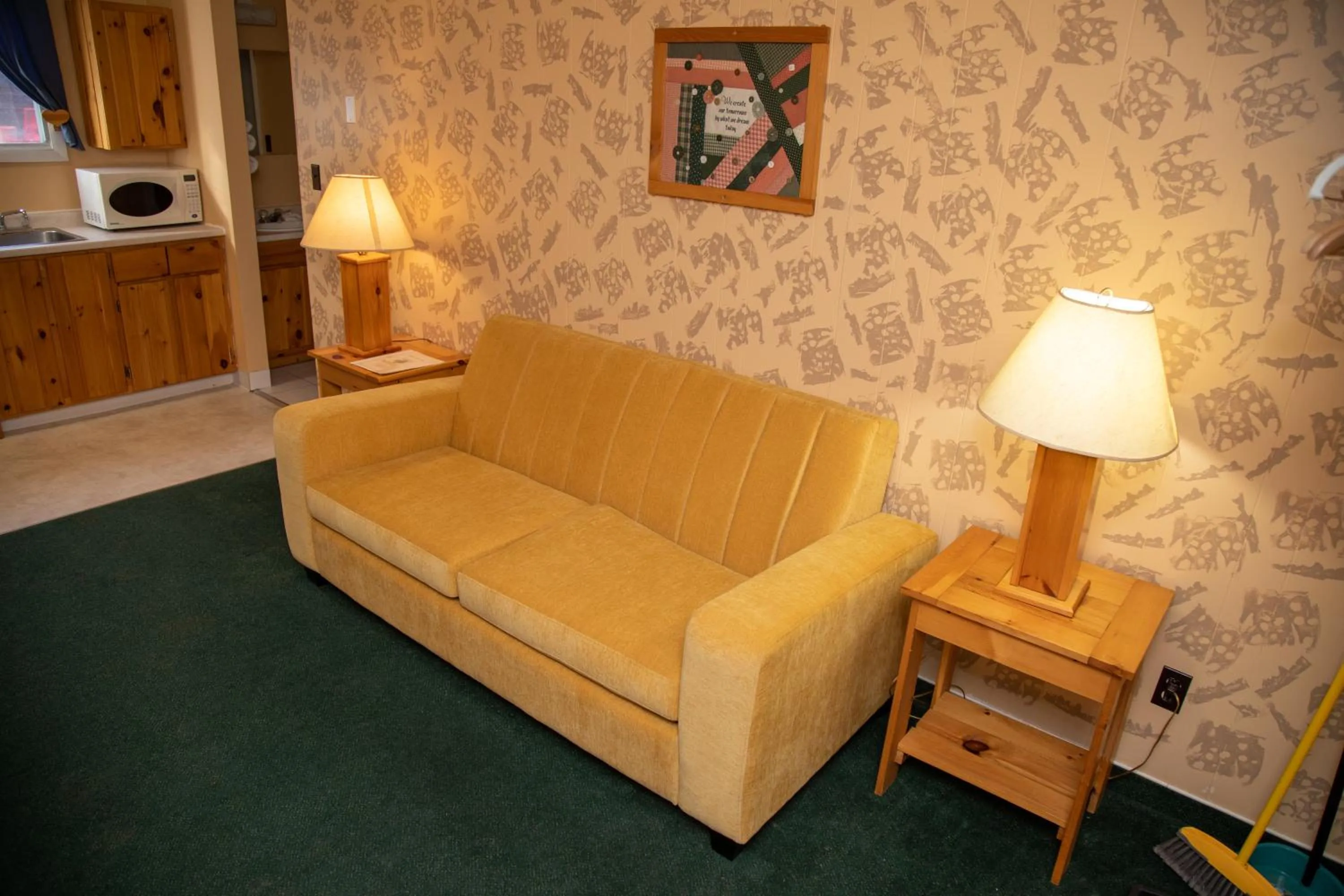 Living room in Glenview Cottages