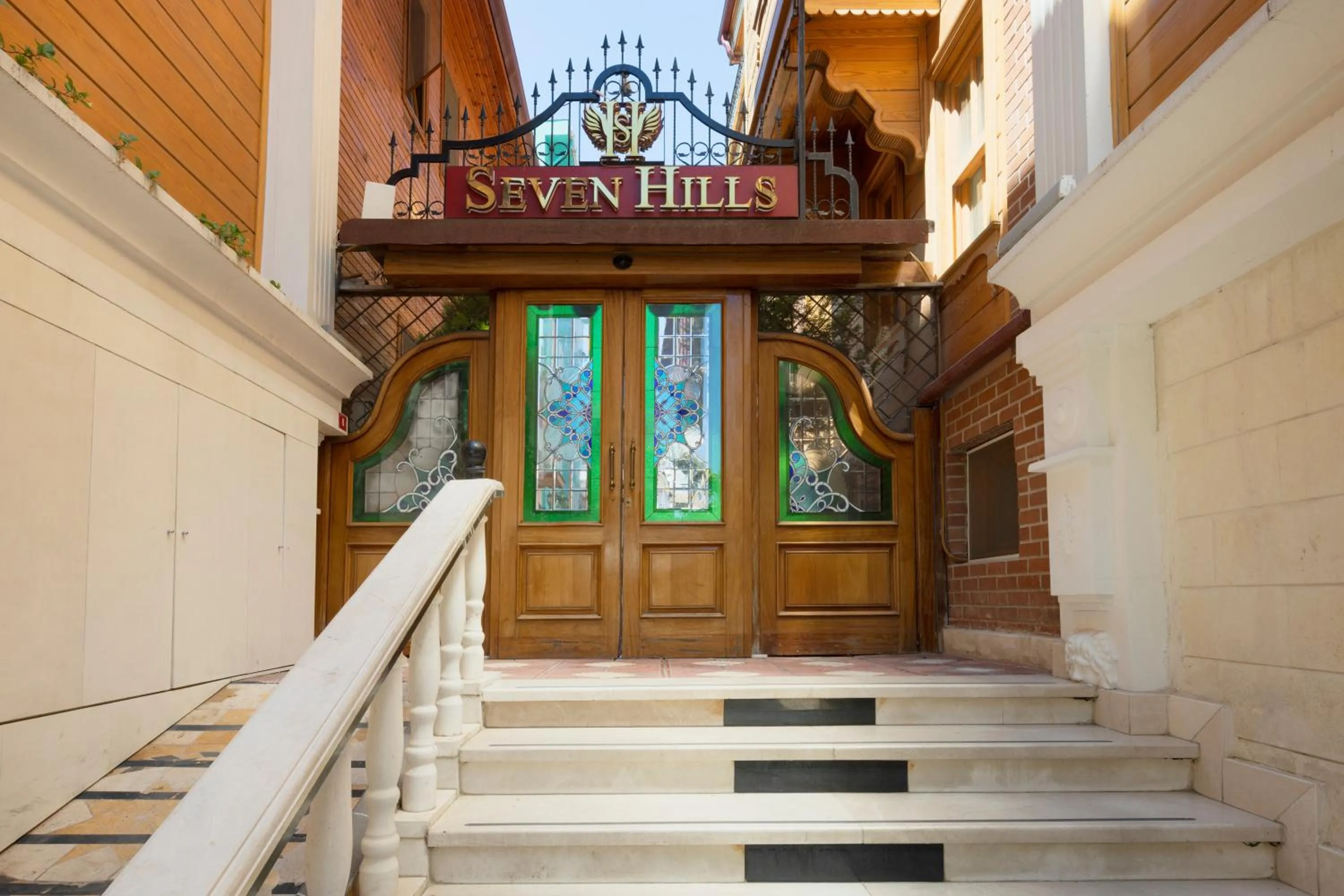 Facade/entrance in Seven Hills Palace & Spa