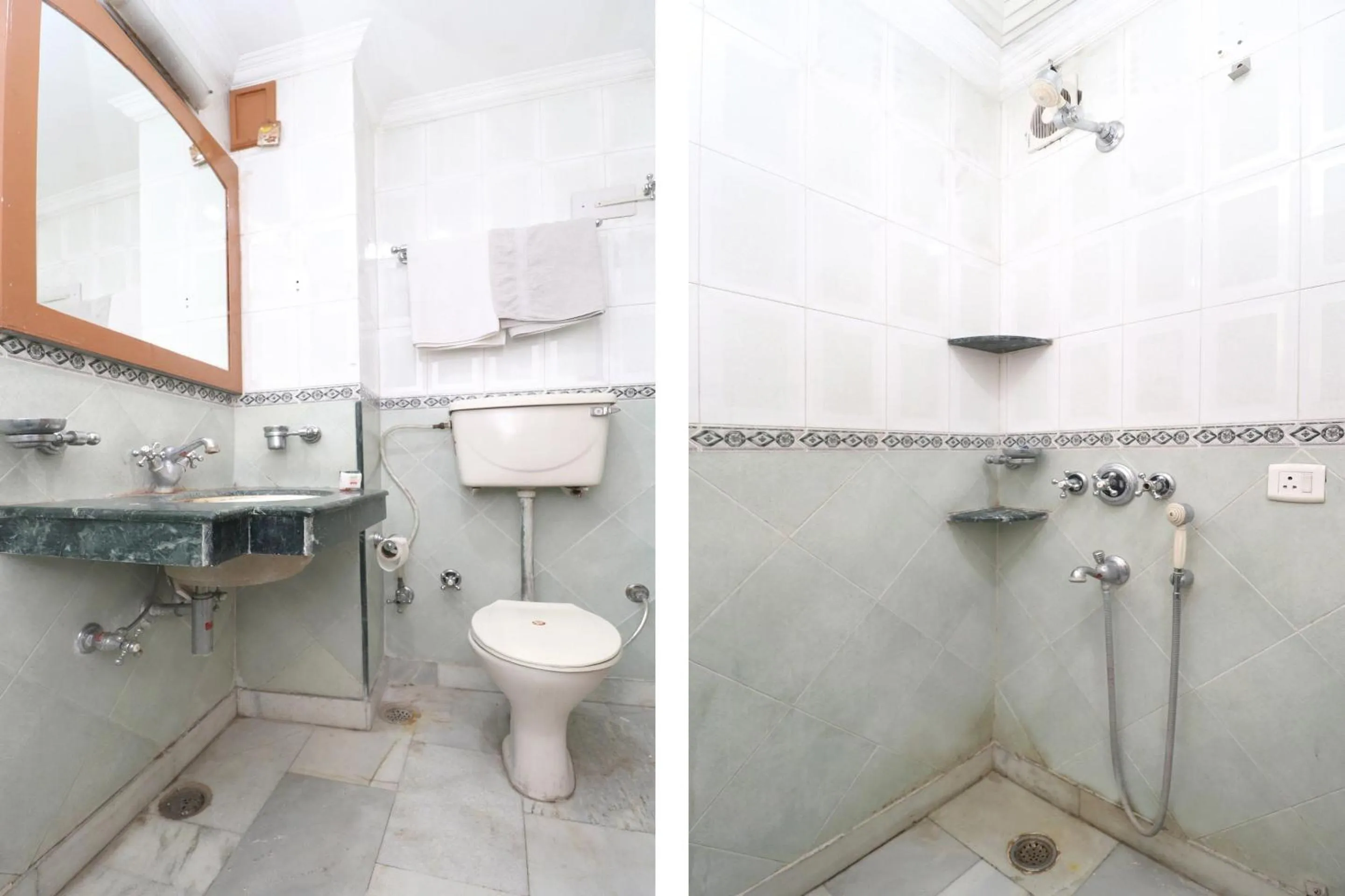 Bathroom in HOTEL O Vivek International Hotel