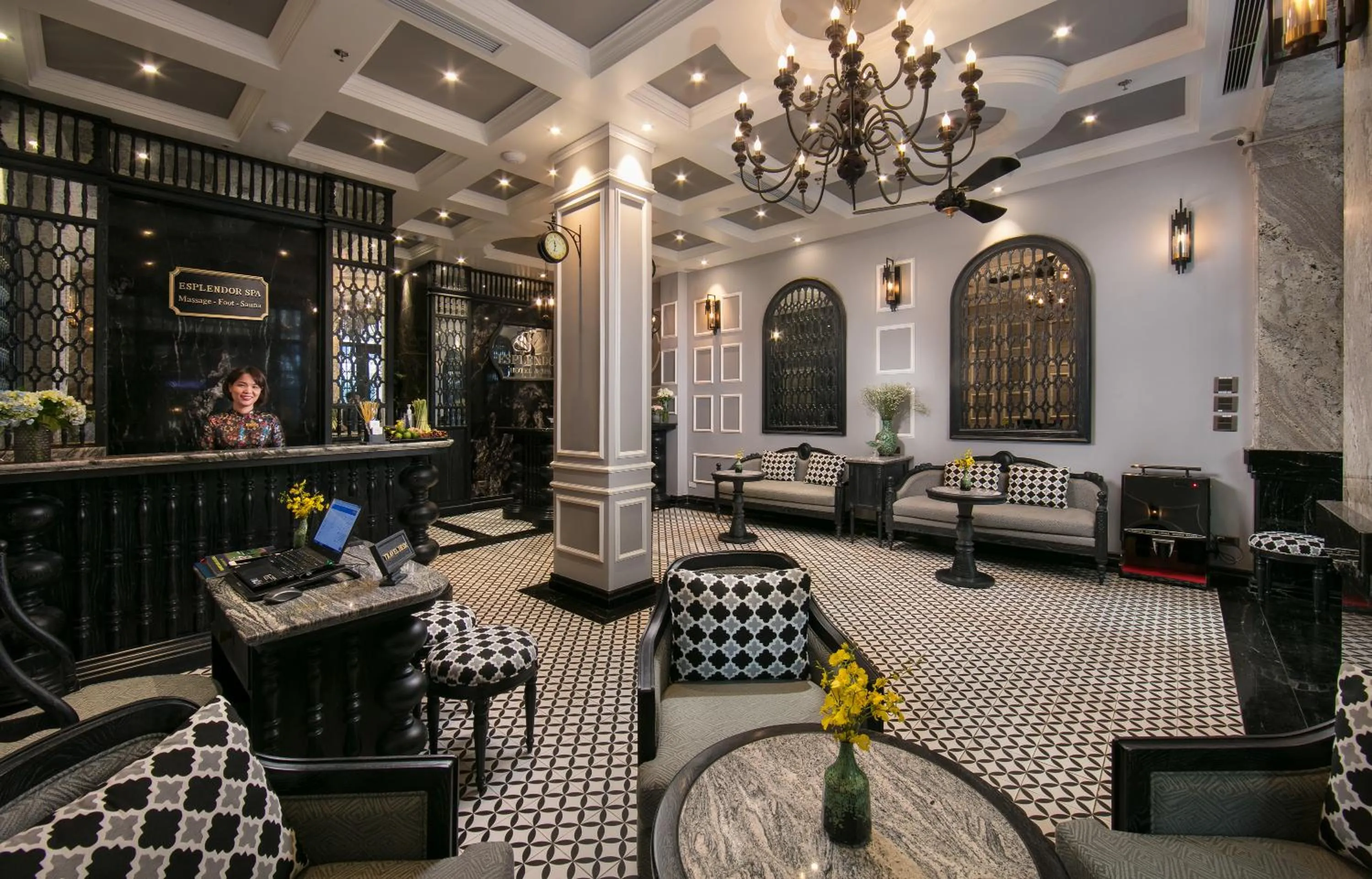 Lobby or reception in Hanoi Esplendor Hotel and Spa