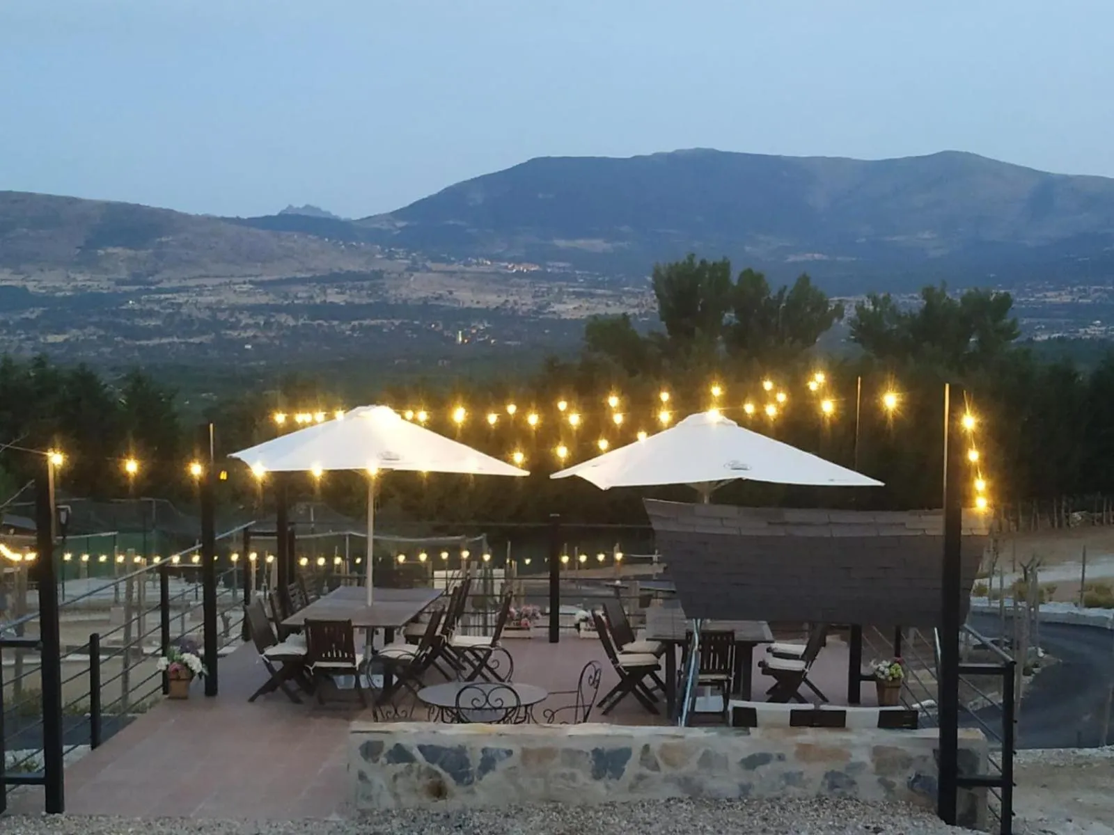 Balcony/Terrace in Posada Rural SPA Granja LA TEJERA de Lozoya