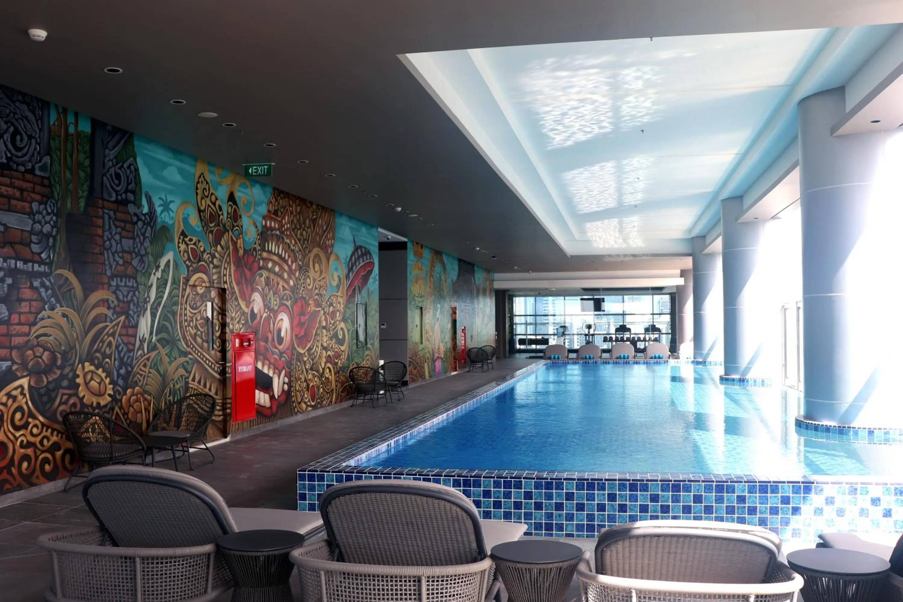Swimming pool in Mercure Jakarta Gatot Subroto