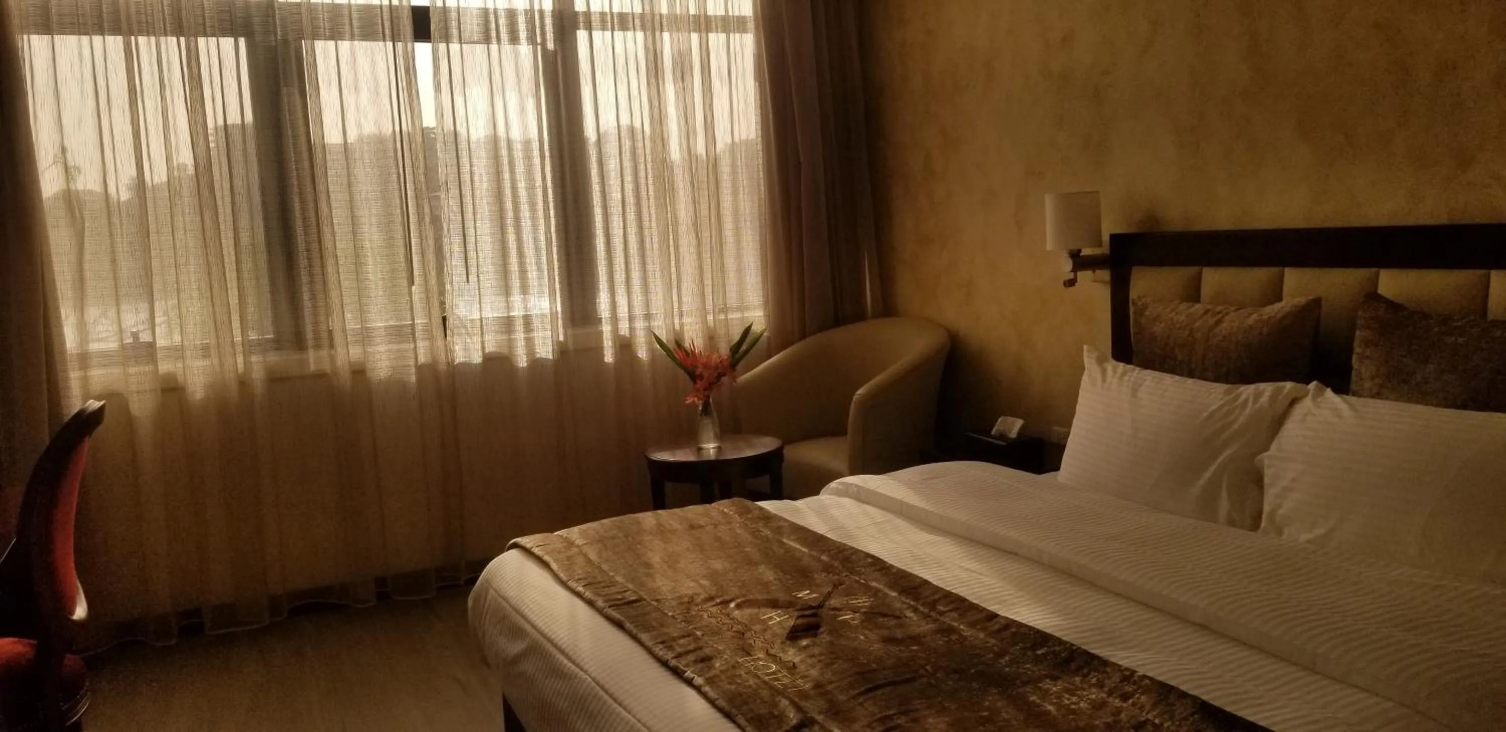 Bed in Mamba Point Hotel