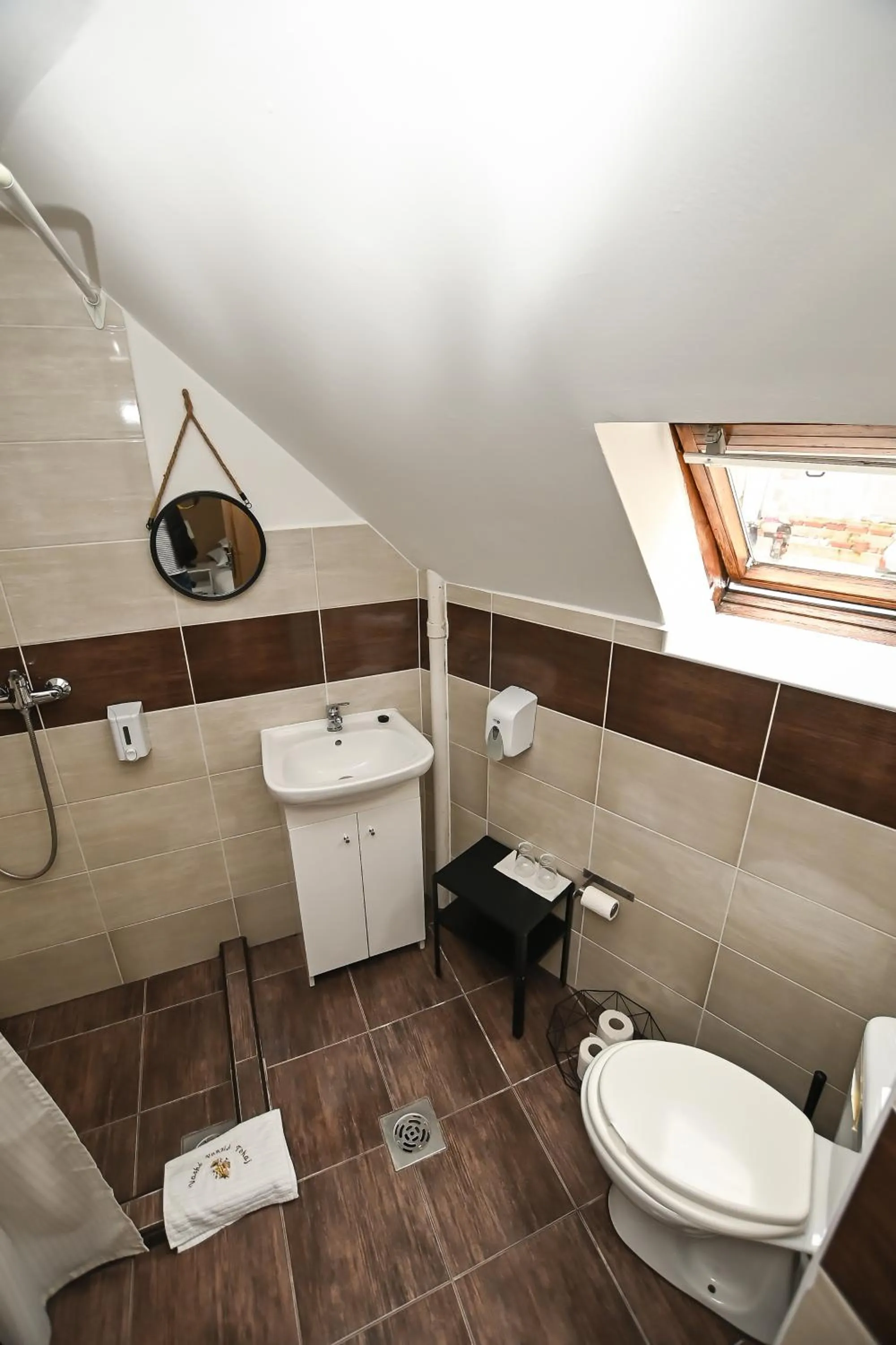 Bathroom in Vaskó Panzió Borpince