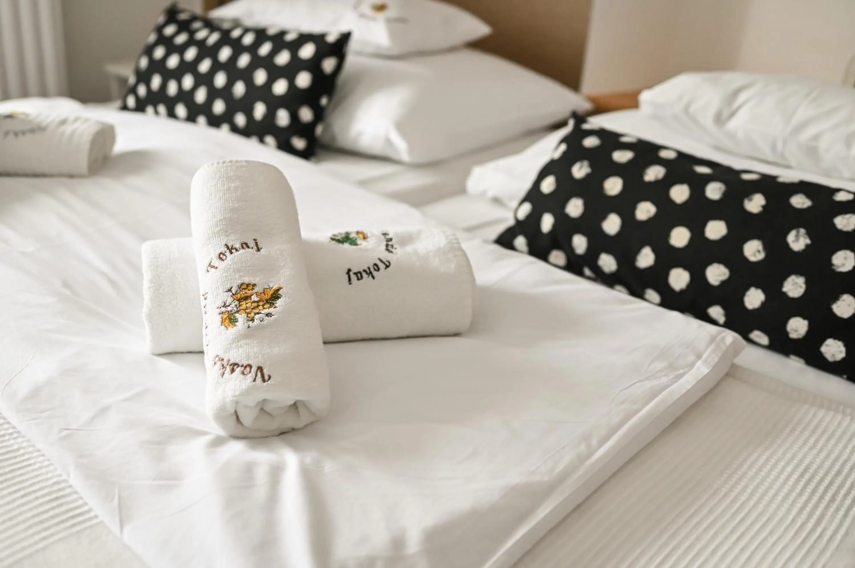 Bed in Vaskó Panzió Borpince