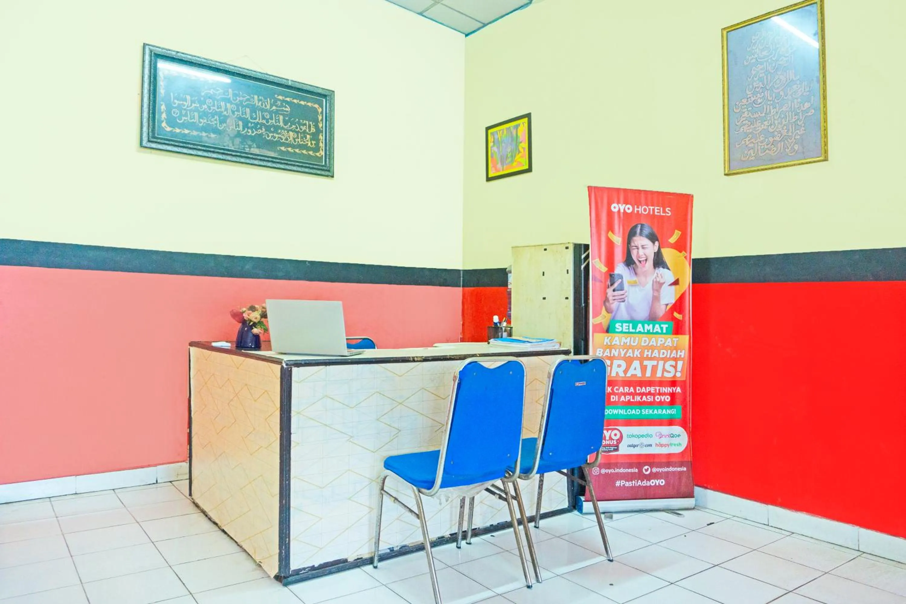 Lobby or reception in Hotel O Bandar Lampung Near Teropong Kota Bukit Cindy Formerly Divka Residence